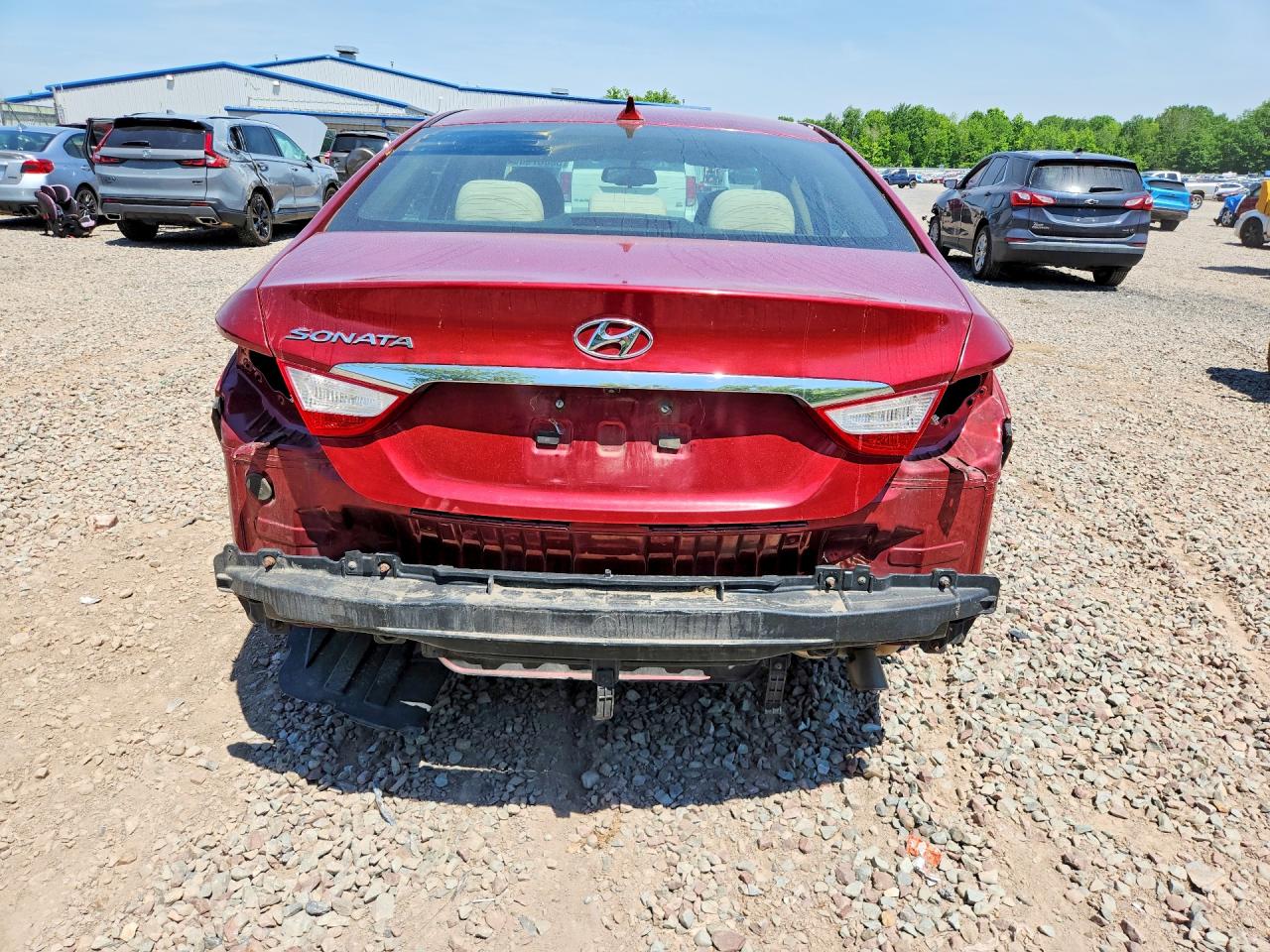 2014 Hyundai Sonata Gls Red vin: 5NPEB4AC6EH827110