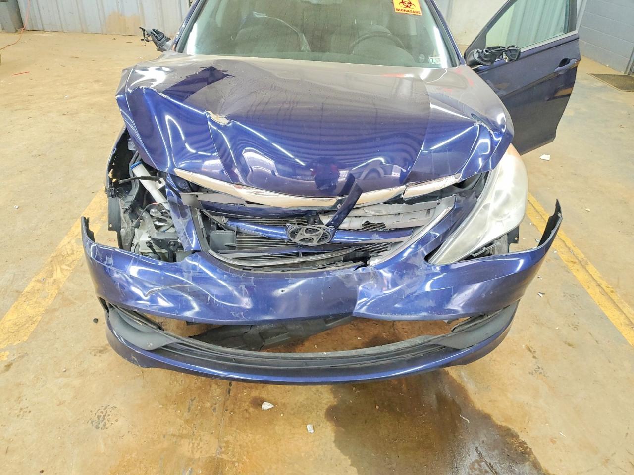 2014 Hyundai Sonata Gls Blue vin: 5NPEB4AC6EH828595