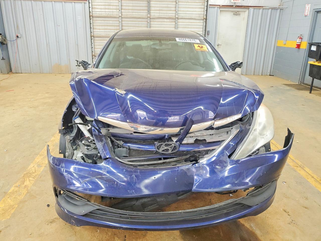 2014 Hyundai Sonata Gls Blue vin: 5NPEB4AC6EH828595