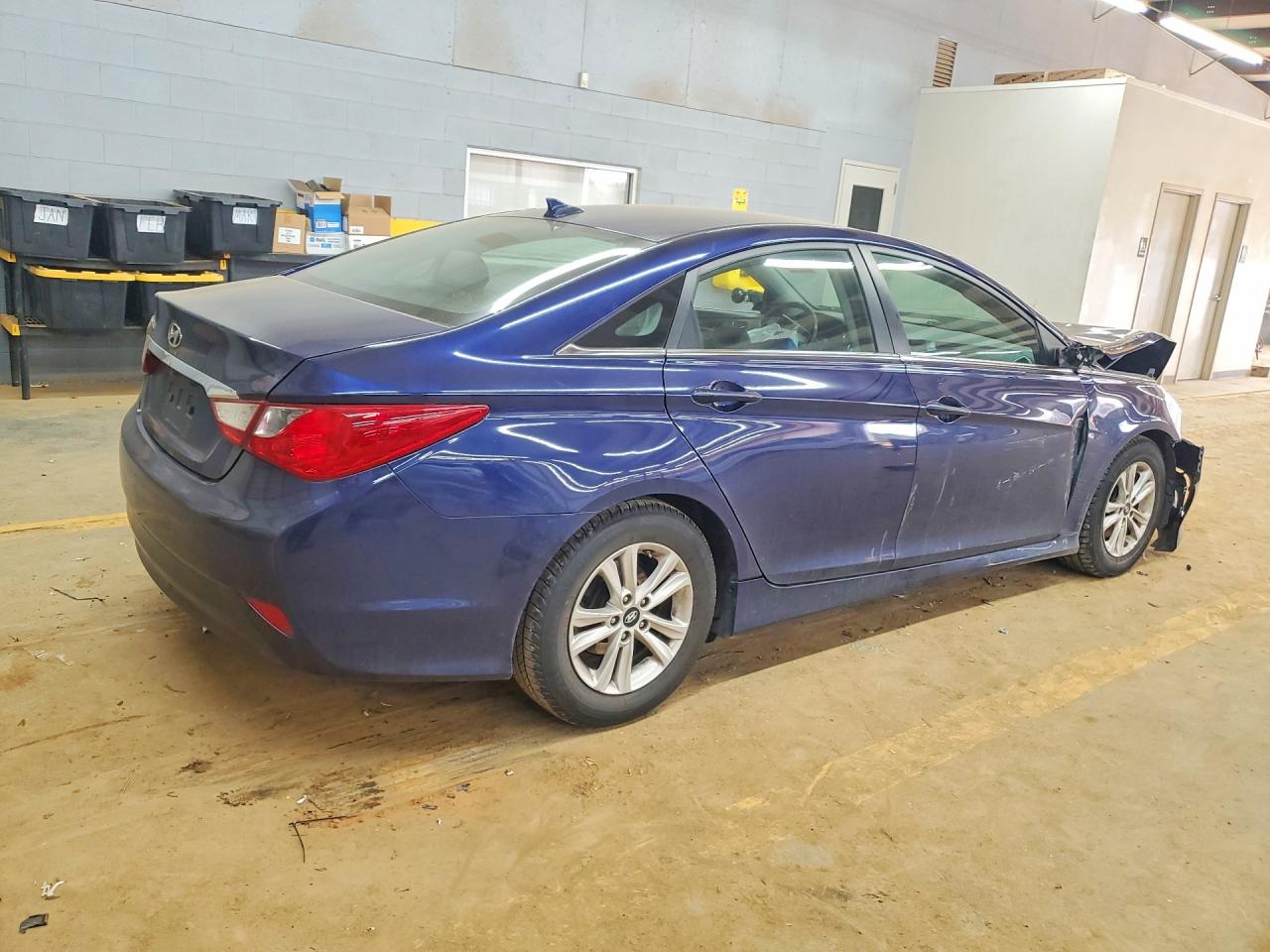2014 Hyundai Sonata Gls Blue vin: 5NPEB4AC6EH828595