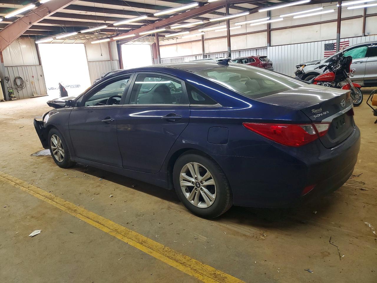 2014 Hyundai Sonata Gls Blue vin: 5NPEB4AC6EH828595
