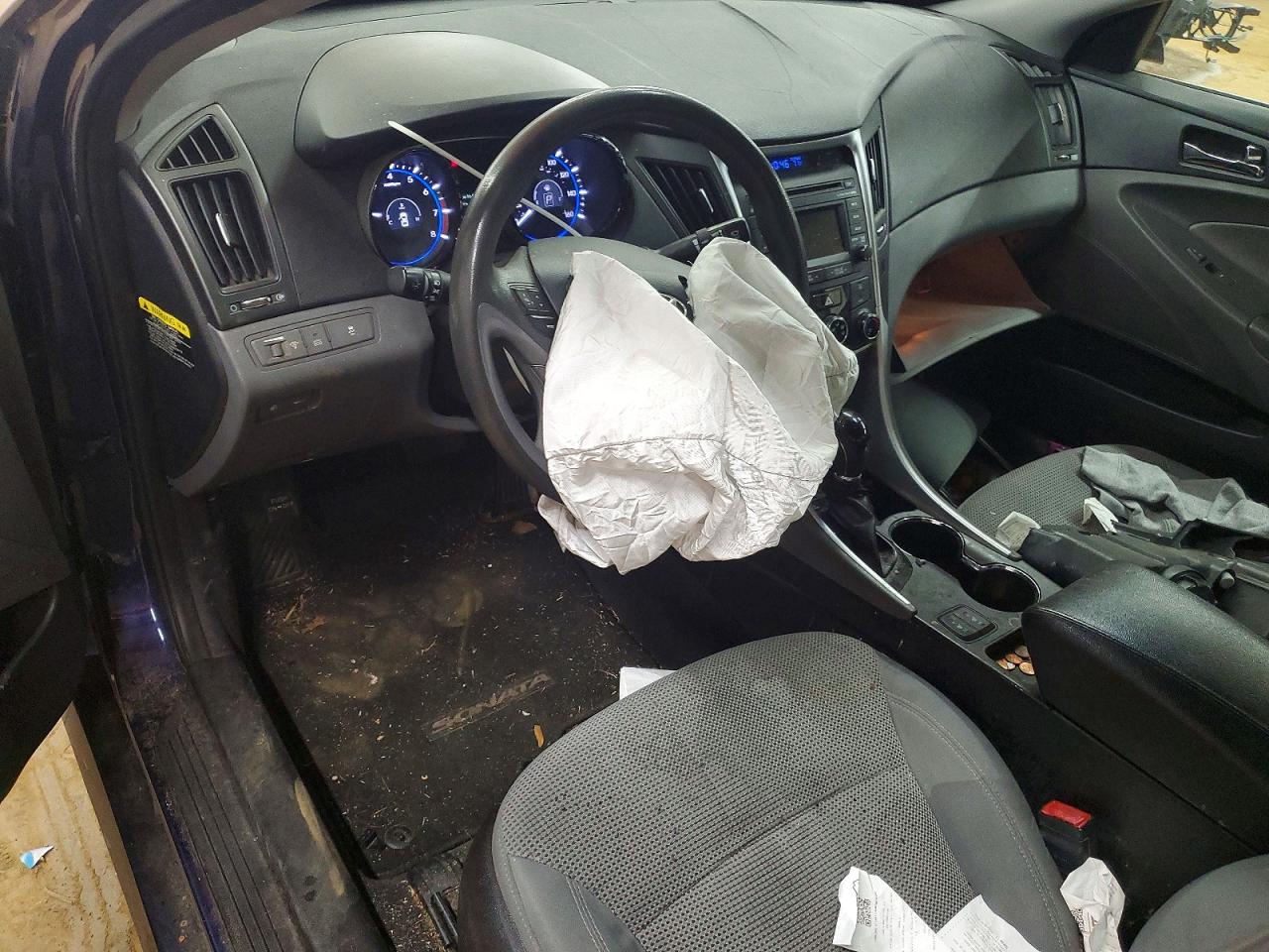 2014 Hyundai Sonata Gls Blue vin: 5NPEB4AC6EH828595