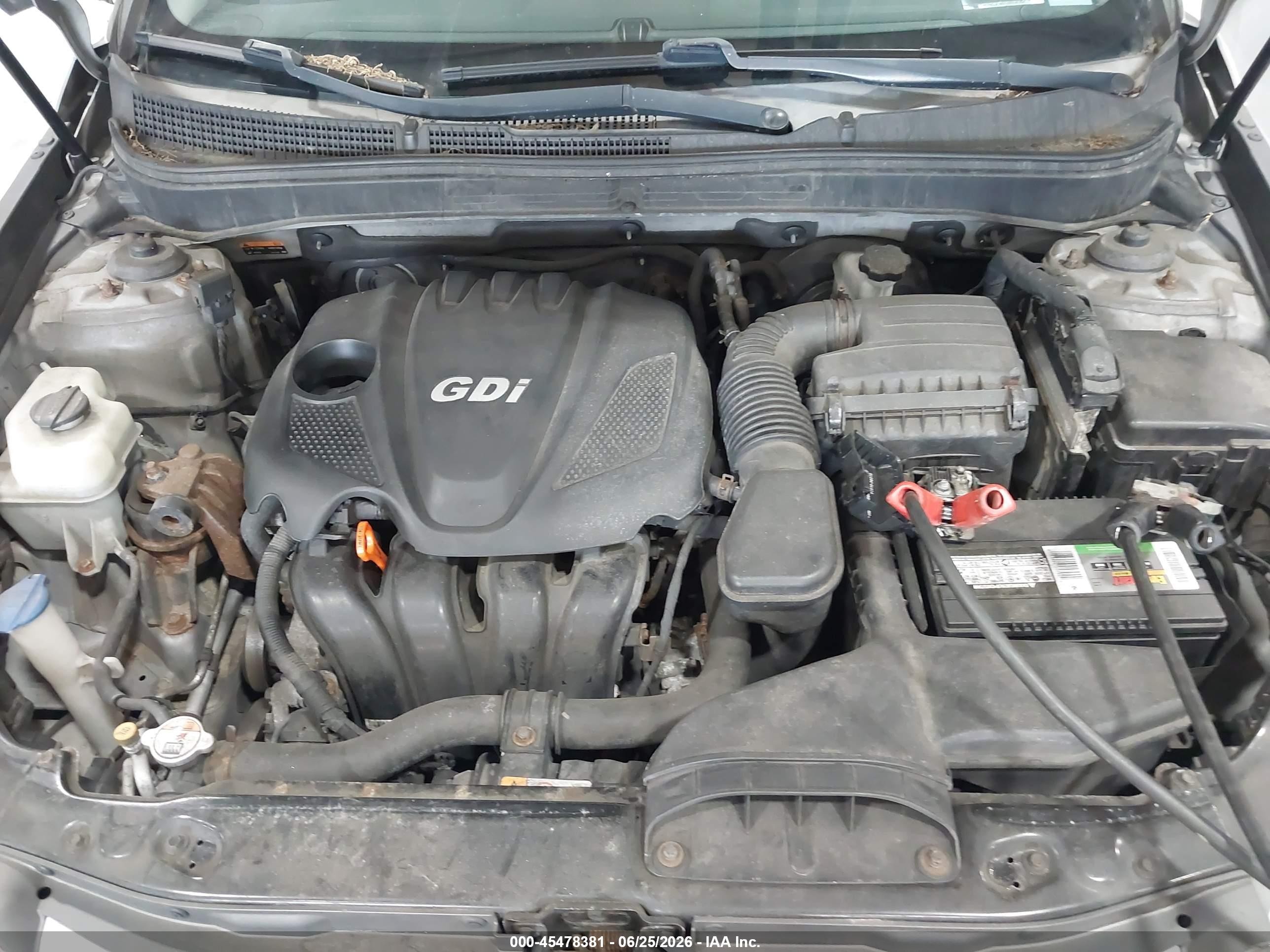 2014 Hyundai Sonata Gls Silver vin: 5NPEB4AC6EH837474