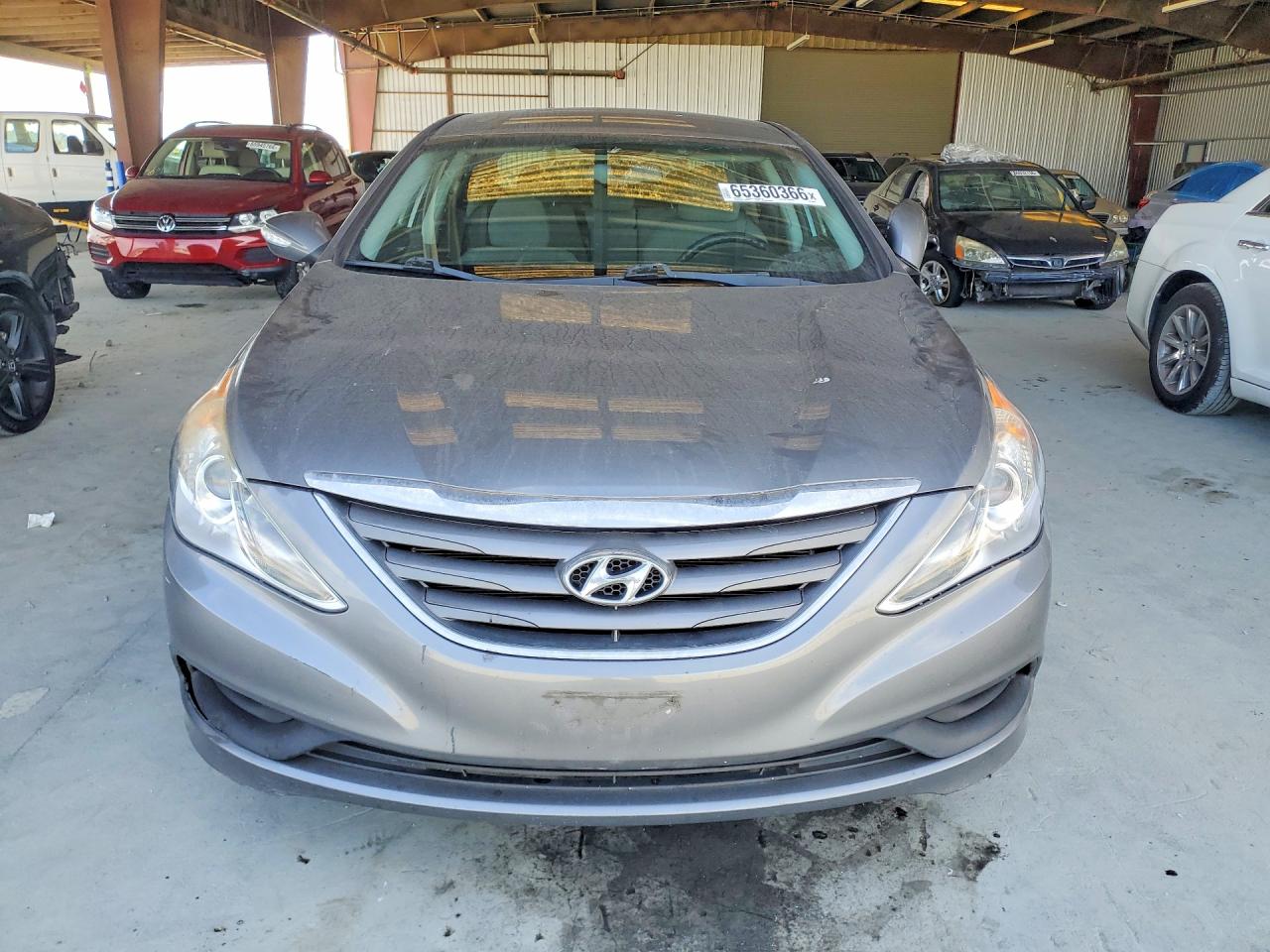 2014 Hyundai Sonata Gls Gray vin: 5NPEB4AC6EH838317