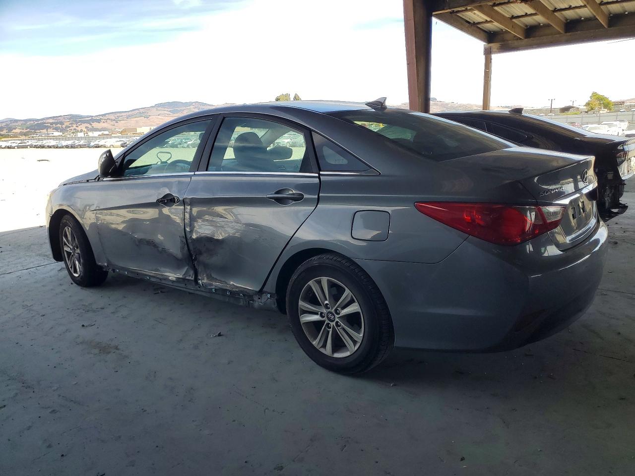 2014 Hyundai Sonata Gls Gray vin: 5NPEB4AC6EH838317