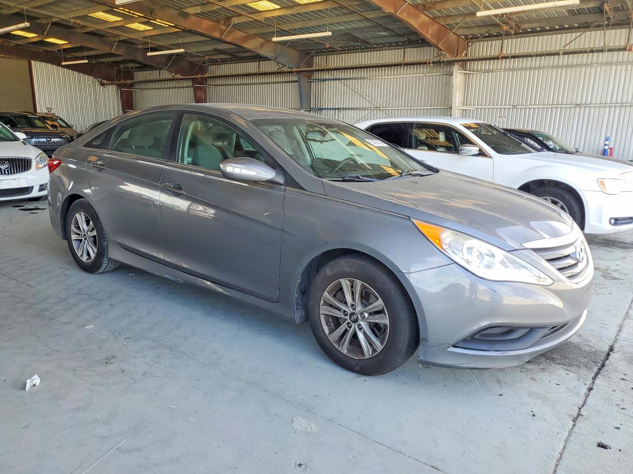 2014 Hyundai Sonata Gls Gray vin: 5NPEB4AC6EH838317