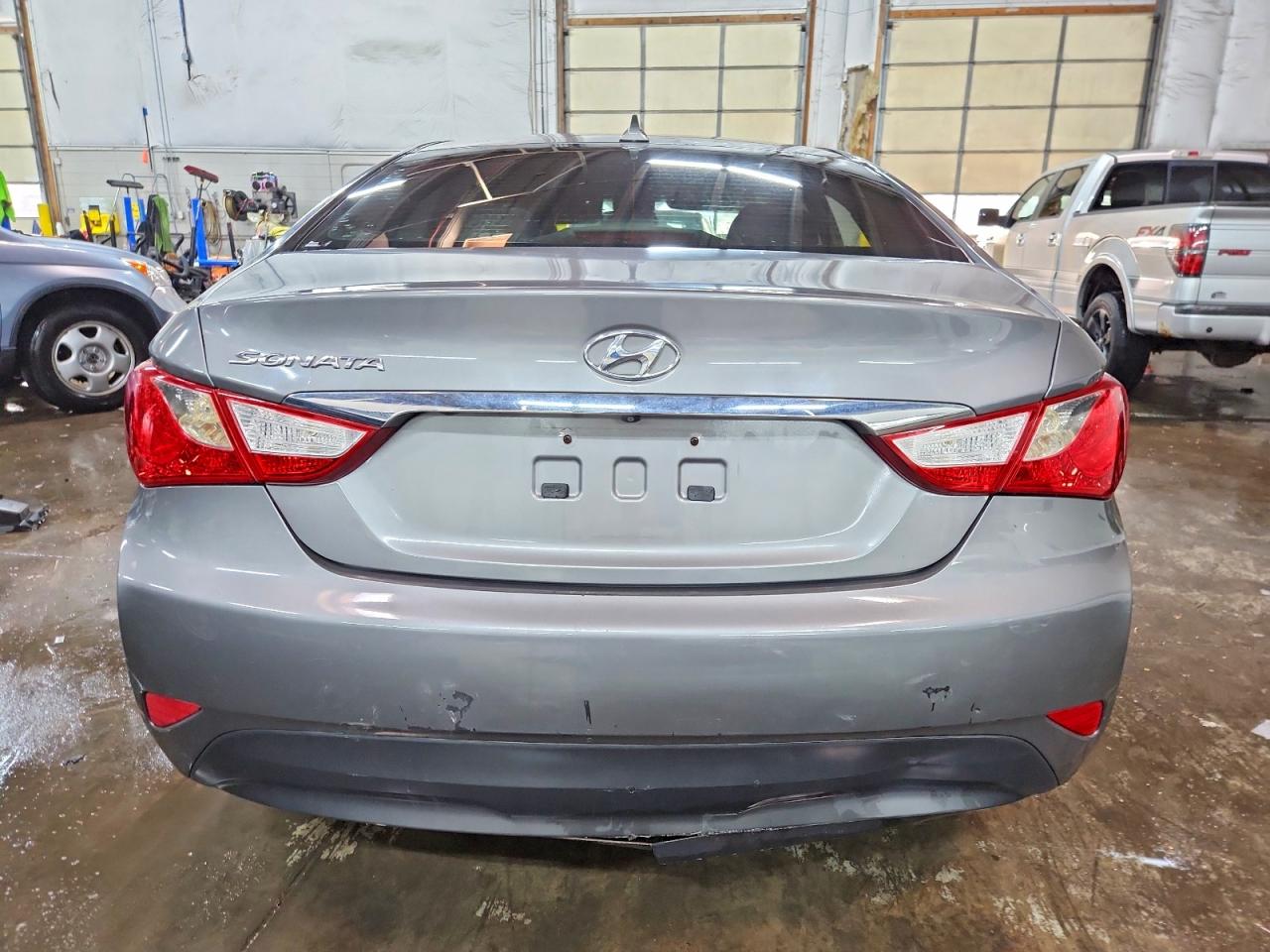 2014 Hyundai Sonata Gls Gray vin: 5NPEB4AC6EH844327