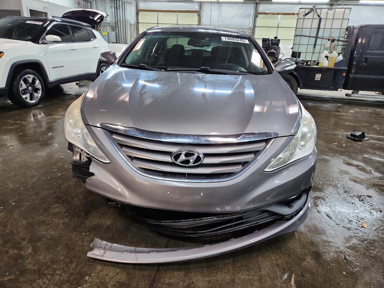 2014 Hyundai Sonata Gls Gray vin: 5NPEB4AC6EH844327