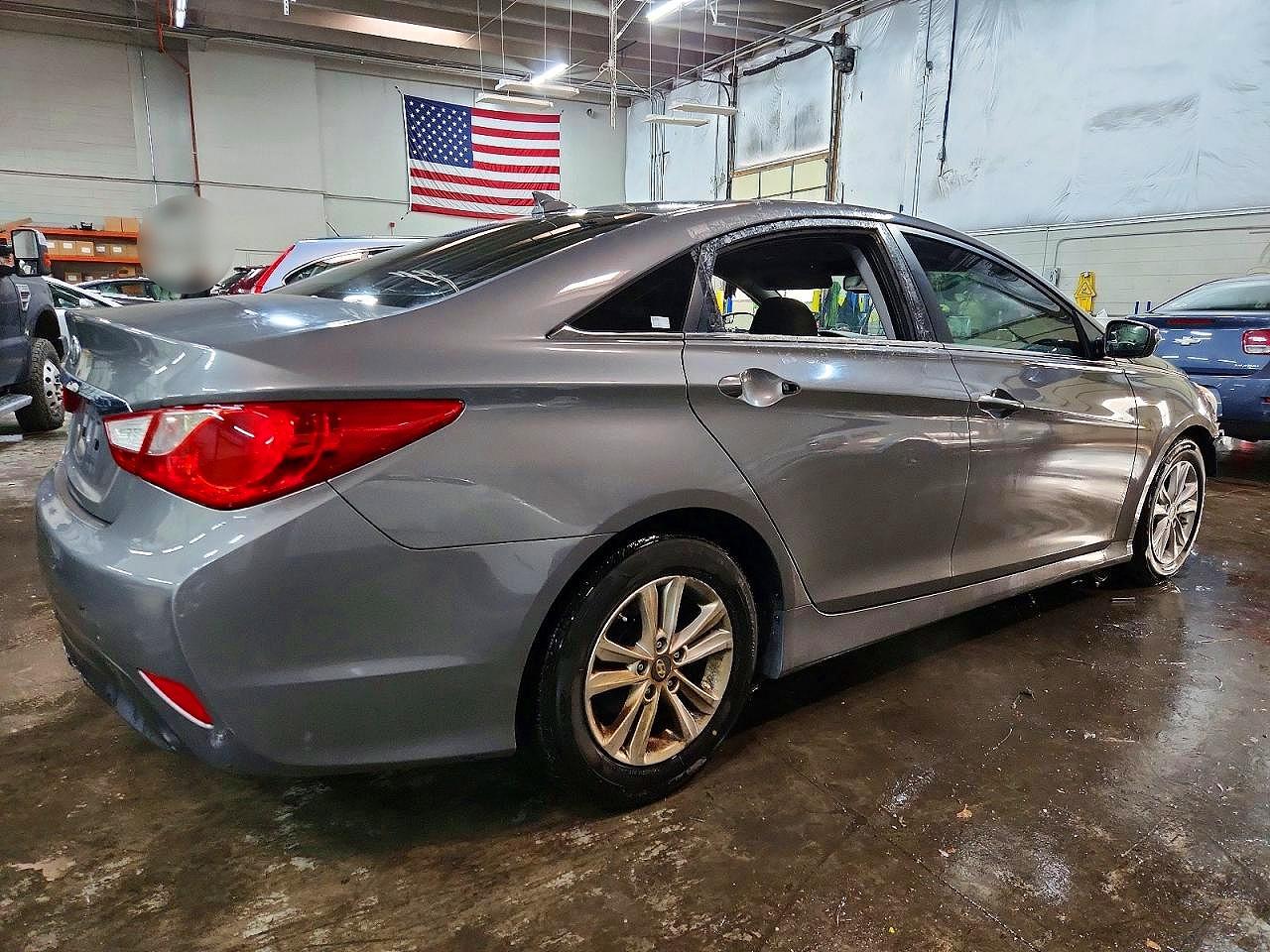 2014 Hyundai Sonata Gls Gray vin: 5NPEB4AC6EH844327