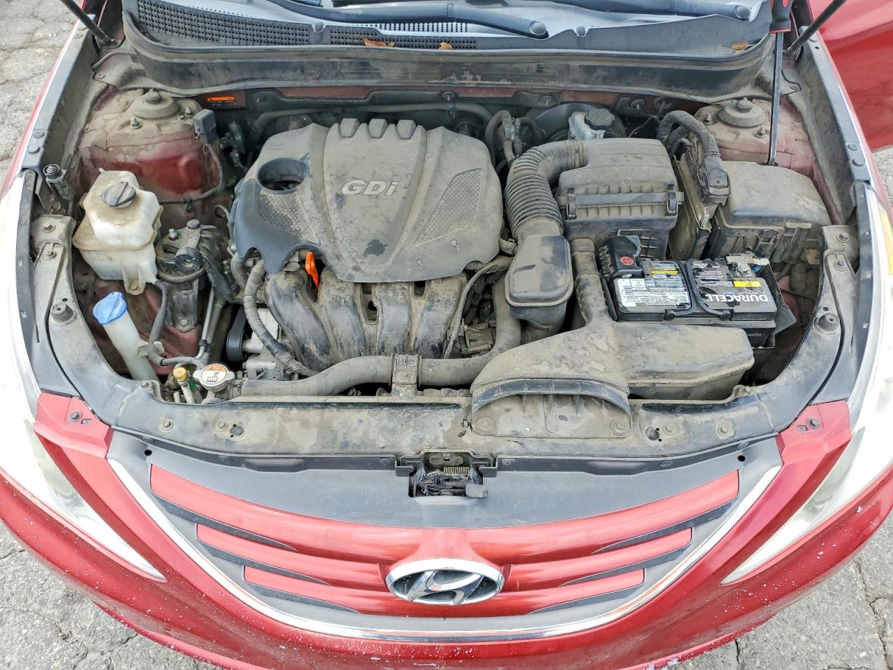 2014 Hyundai Sonata Gls Red vin: 5NPEB4AC6EH845168