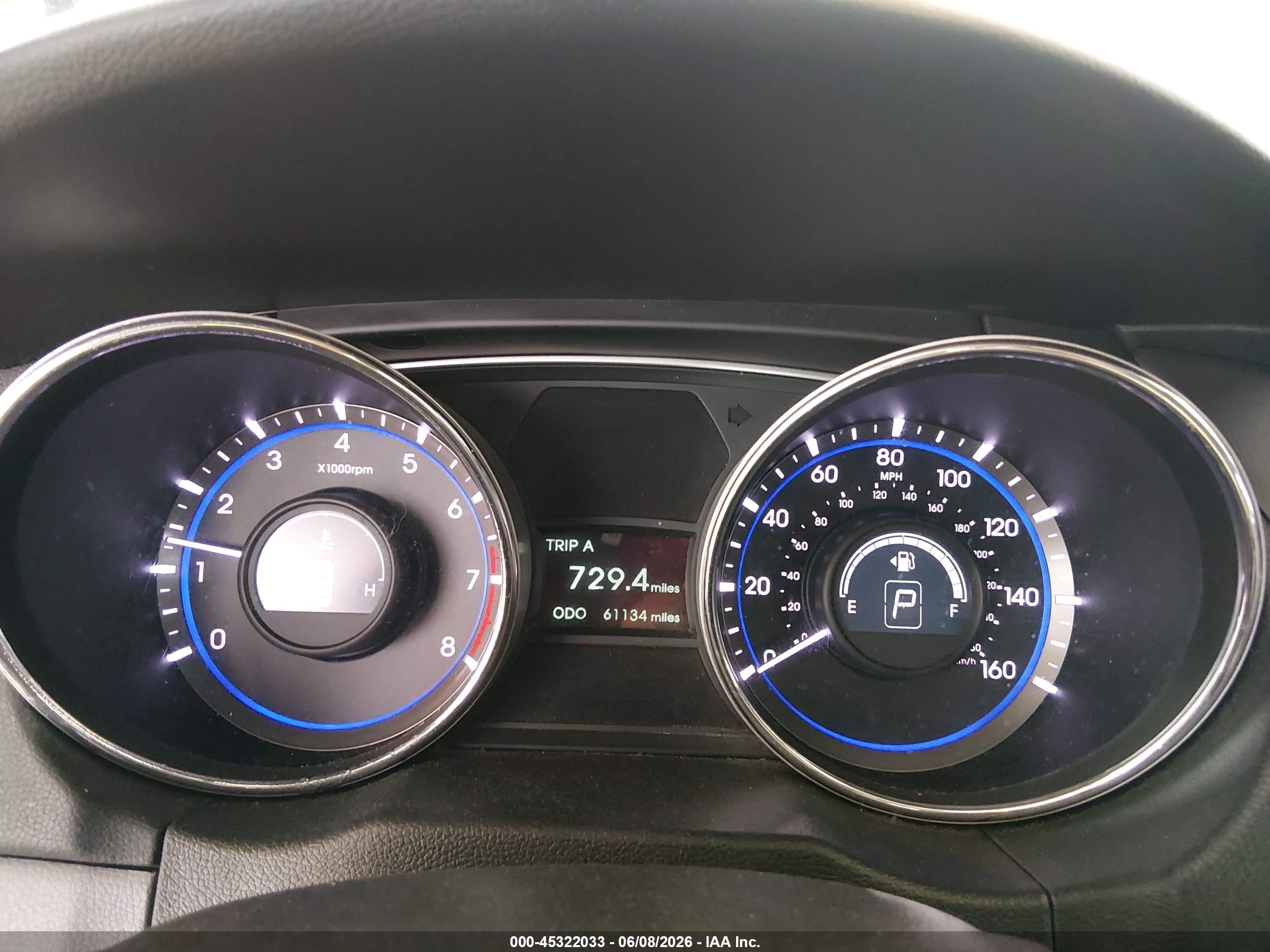 2014 Hyundai Sonata Gls Gray vin: 5NPEB4AC6EH848328