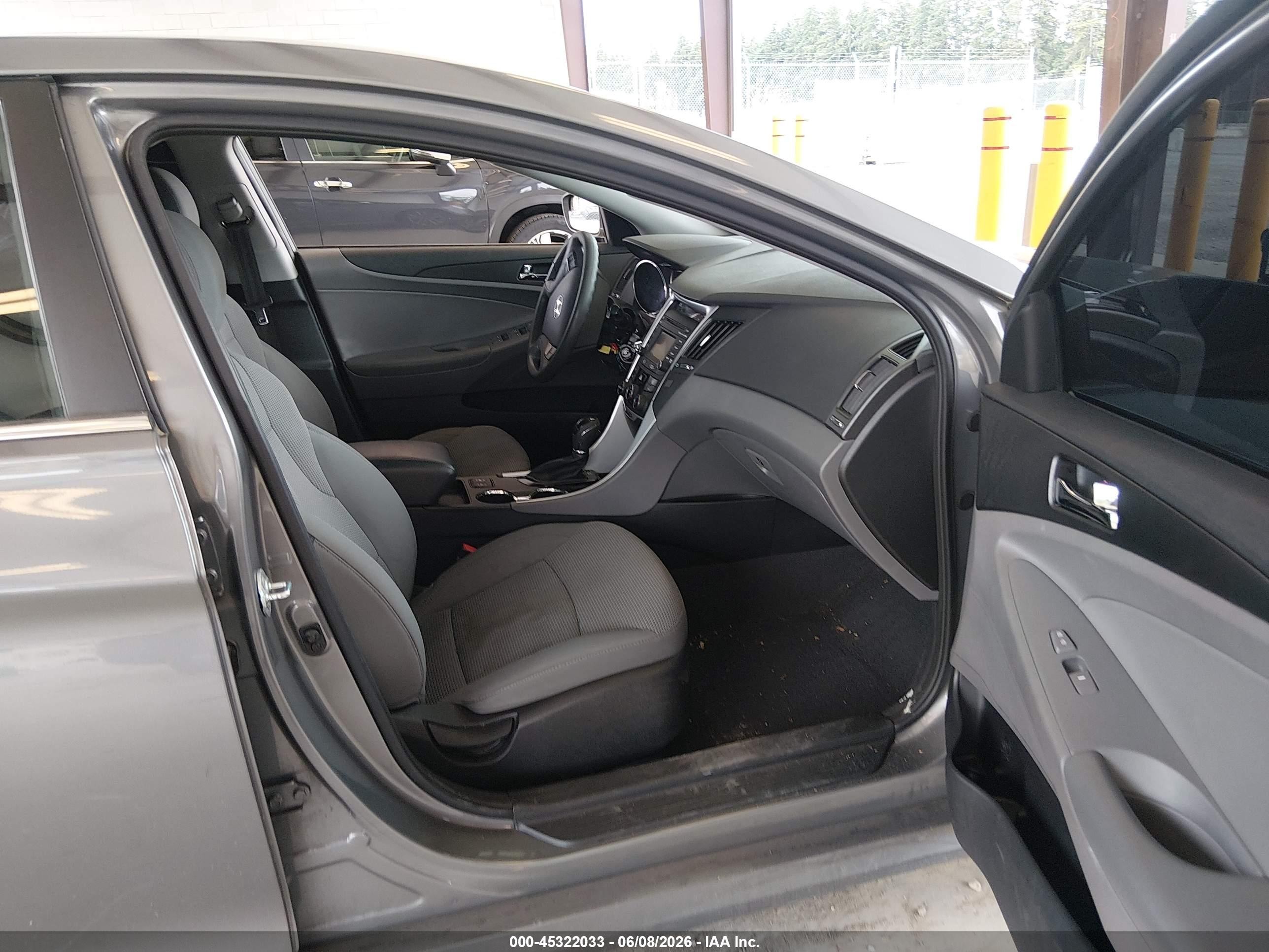 2014 Hyundai Sonata Gls Gray vin: 5NPEB4AC6EH848328
