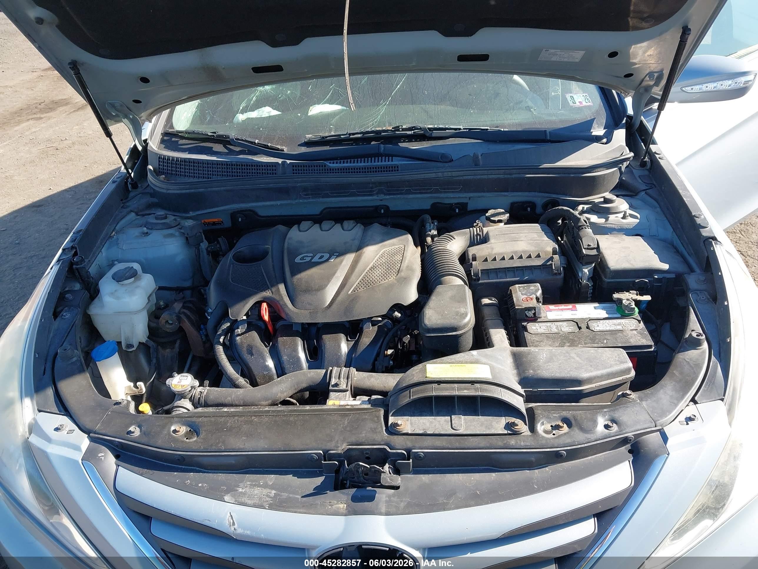 2014 Hyundai Sonata Gls Light Blue vin: 5NPEB4AC6EH850449