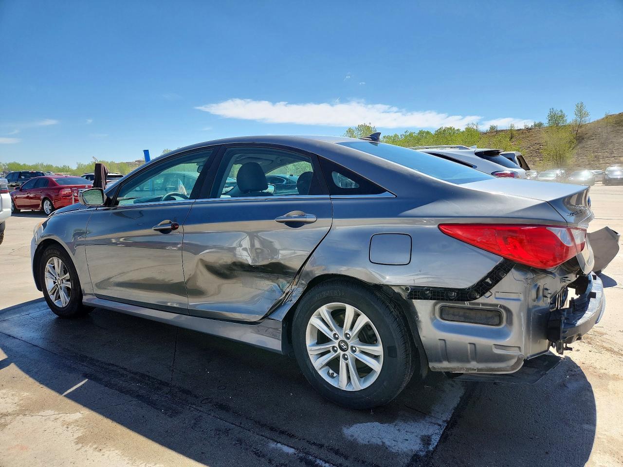 2014 Hyundai Sonata Gls Charcoal vin: 5NPEB4AC6EH853416
