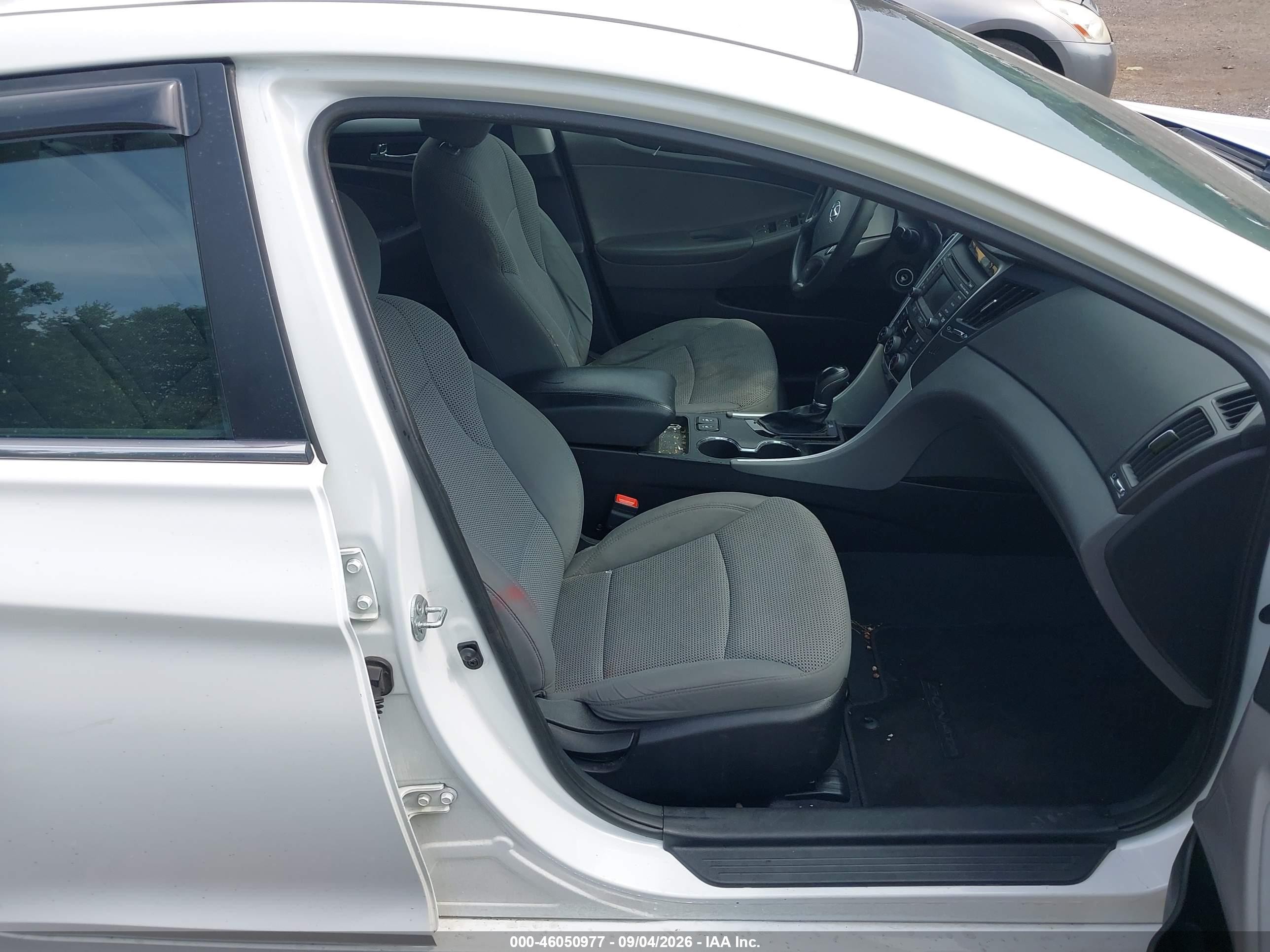 2014 Hyundai Sonata Gls White vin: 5NPEB4AC6EH857448