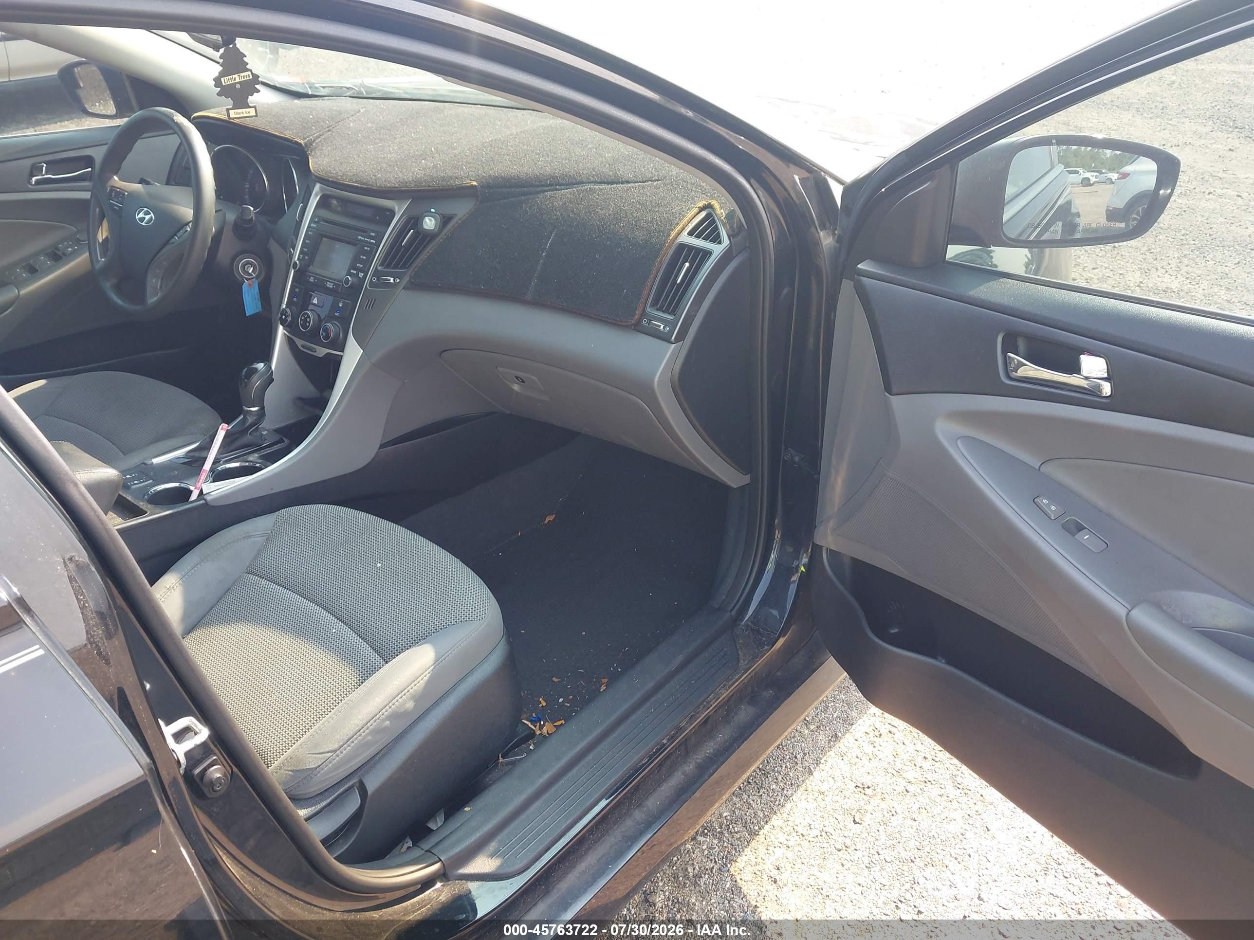 2014 Hyundai Sonata Gls Черный vin: 5NPEB4AC6EH859314