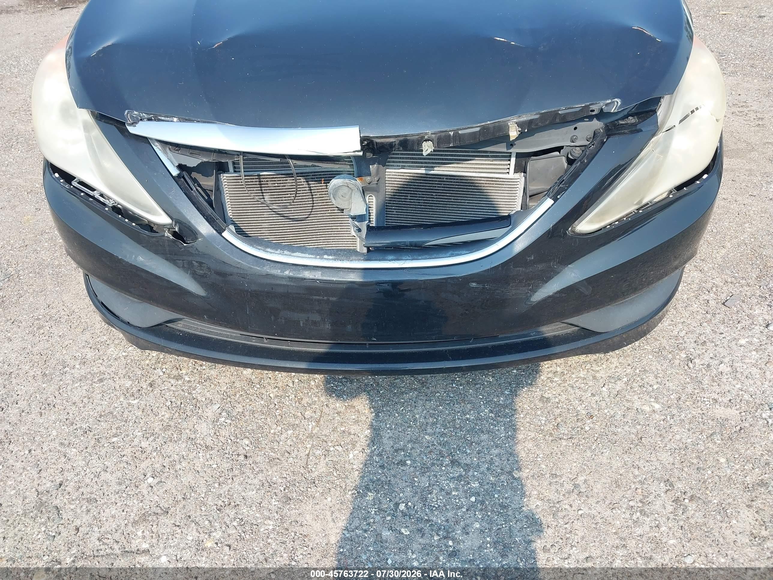 2014 Hyundai Sonata Gls Черный vin: 5NPEB4AC6EH859314