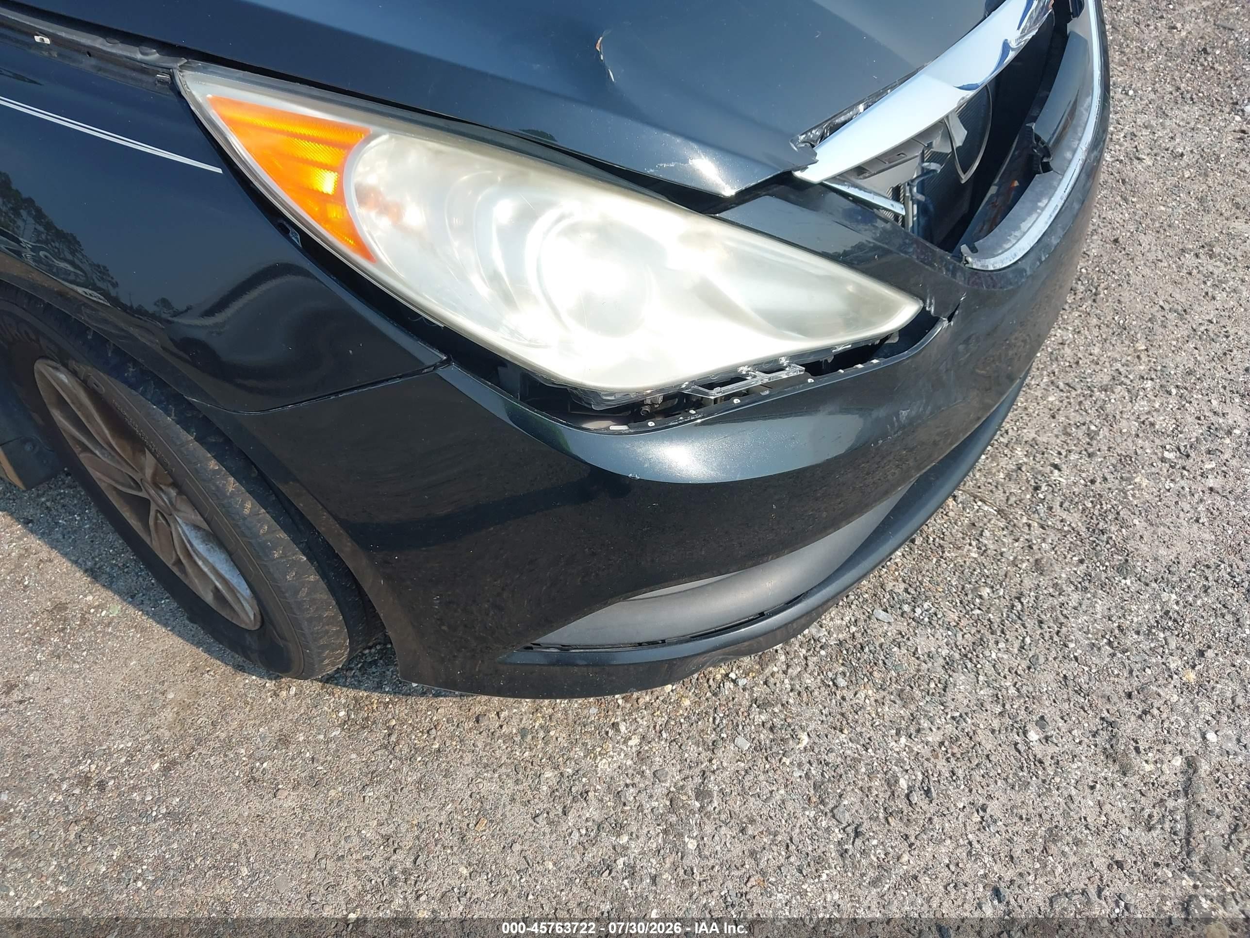 2014 Hyundai Sonata Gls Черный vin: 5NPEB4AC6EH859314