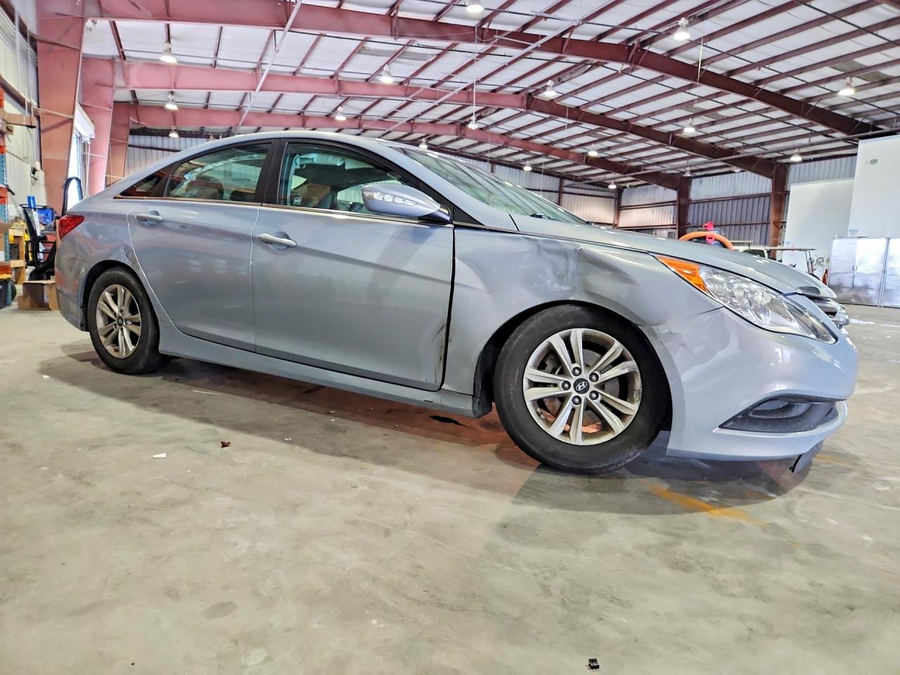 2014 Hyundai Sonata Gls Blue vin: 5NPEB4AC6EH859605