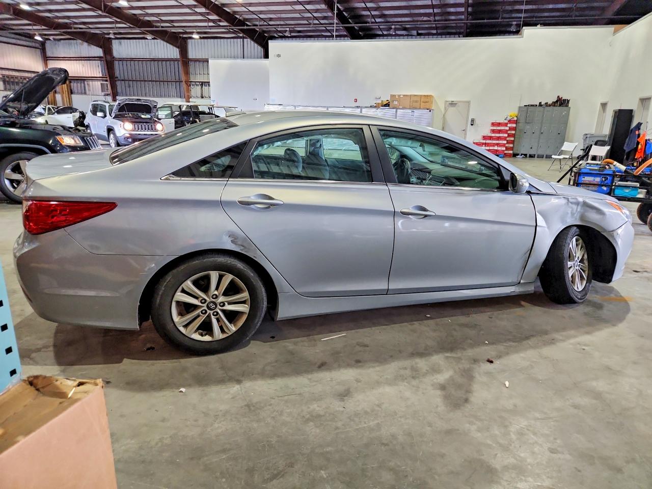 2014 Hyundai Sonata Gls Blue vin: 5NPEB4AC6EH859605