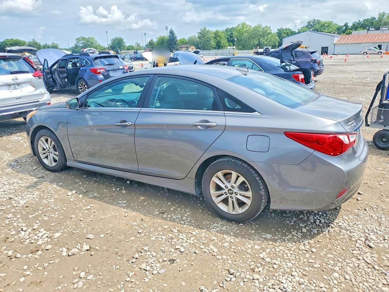 2014 Hyundai Sonata Gls Серый vin: 5NPEB4AC6EH860561
