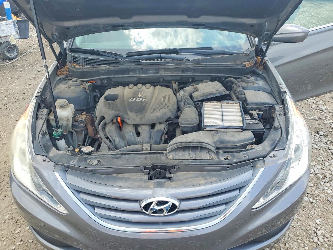 2014 Hyundai Sonata Gls Серый vin: 5NPEB4AC6EH860561