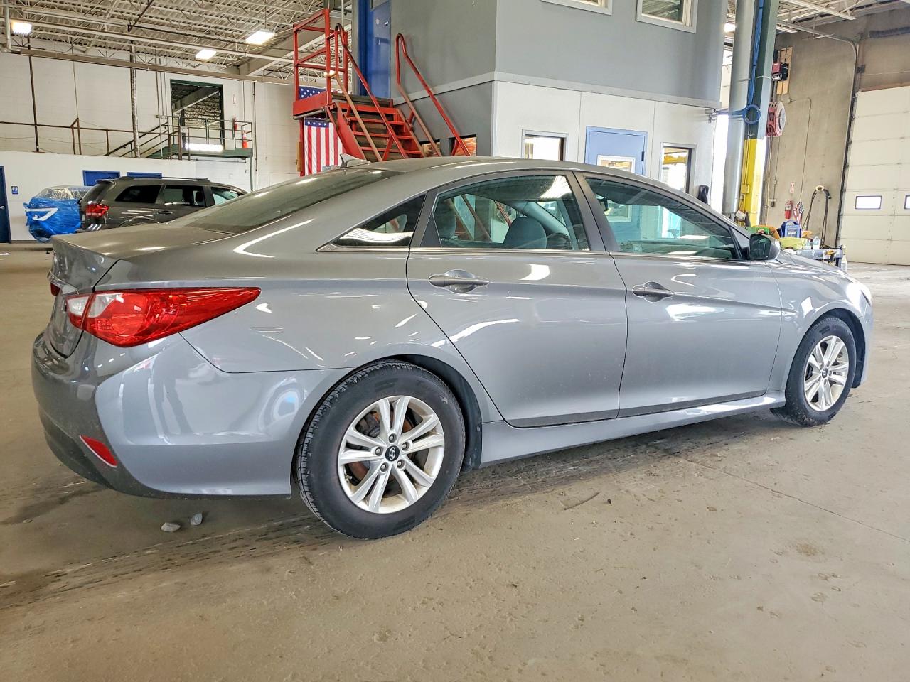 2014 Hyundai Sonata Gls Серый vin: 5NPEB4AC6EH860589