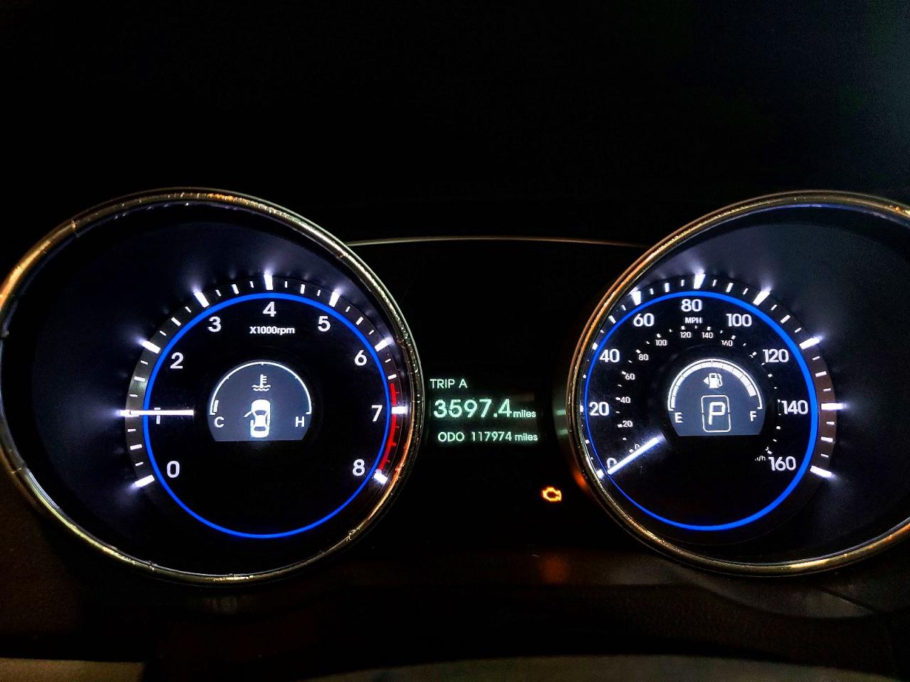 2014 Hyundai Sonata Gls Серый vin: 5NPEB4AC6EH860589