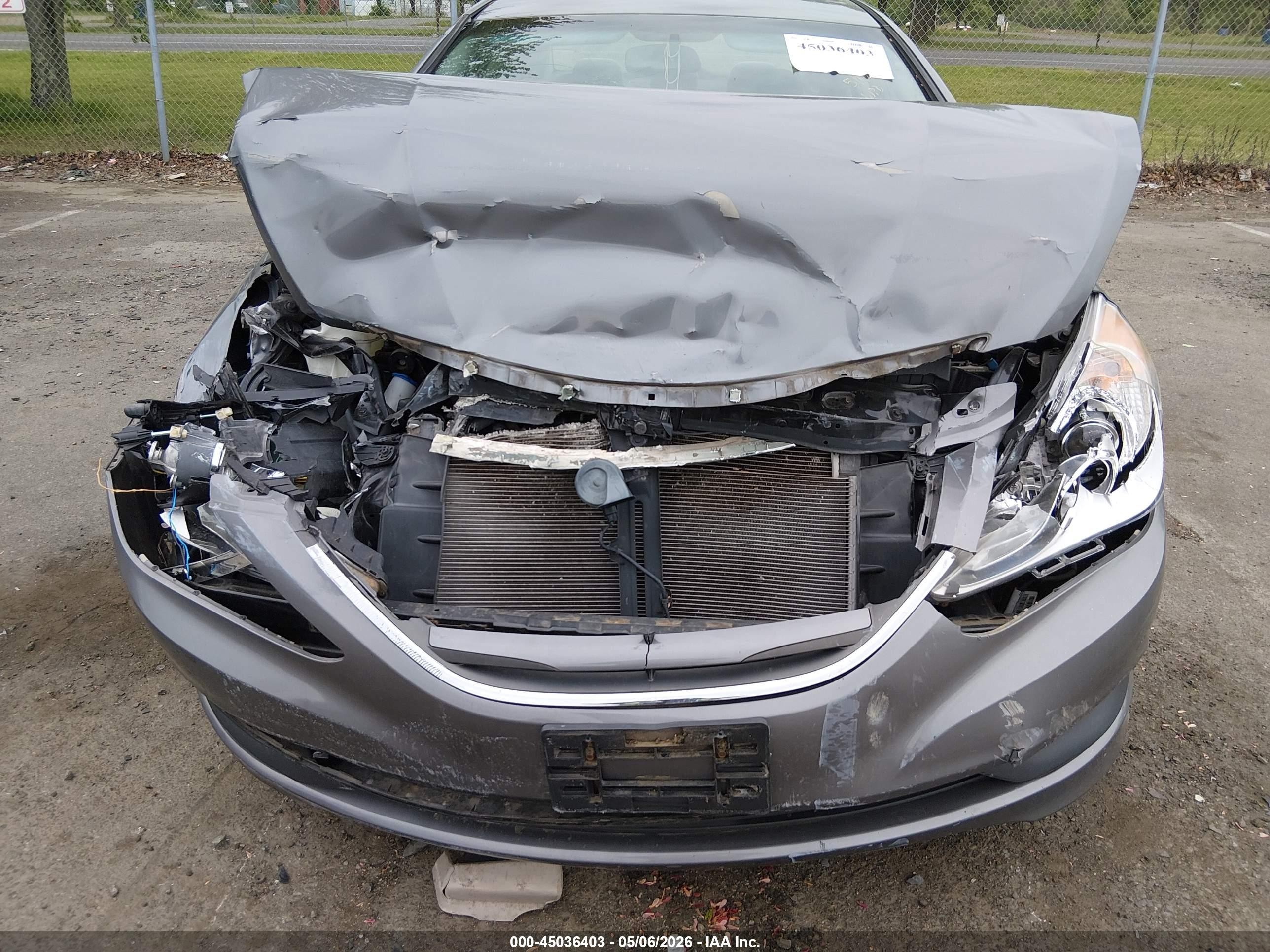 2014 Hyundai Sonata Gls Gray vin: 5NPEB4AC6EH860947