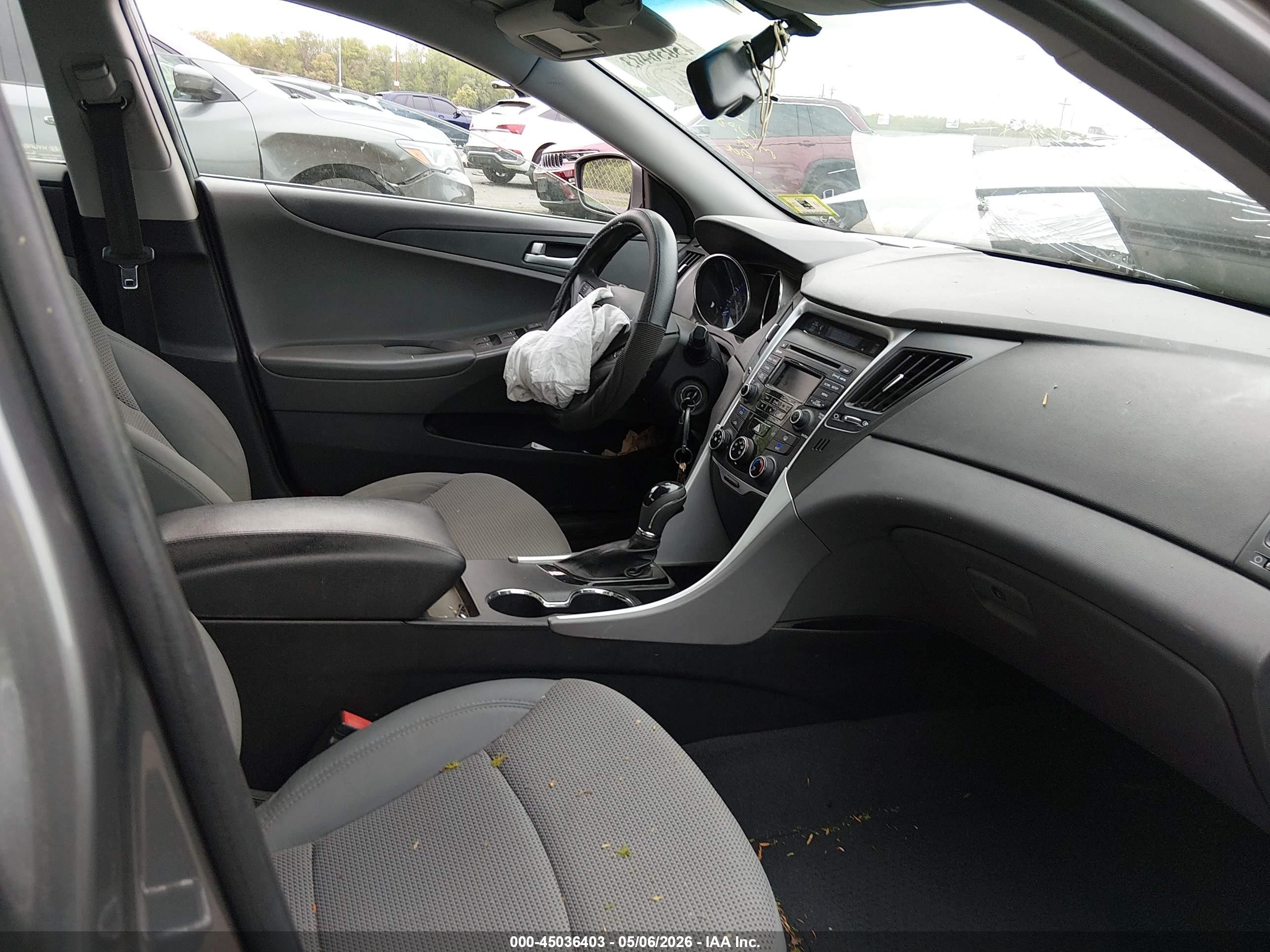 2014 Hyundai Sonata Gls Gray vin: 5NPEB4AC6EH860947