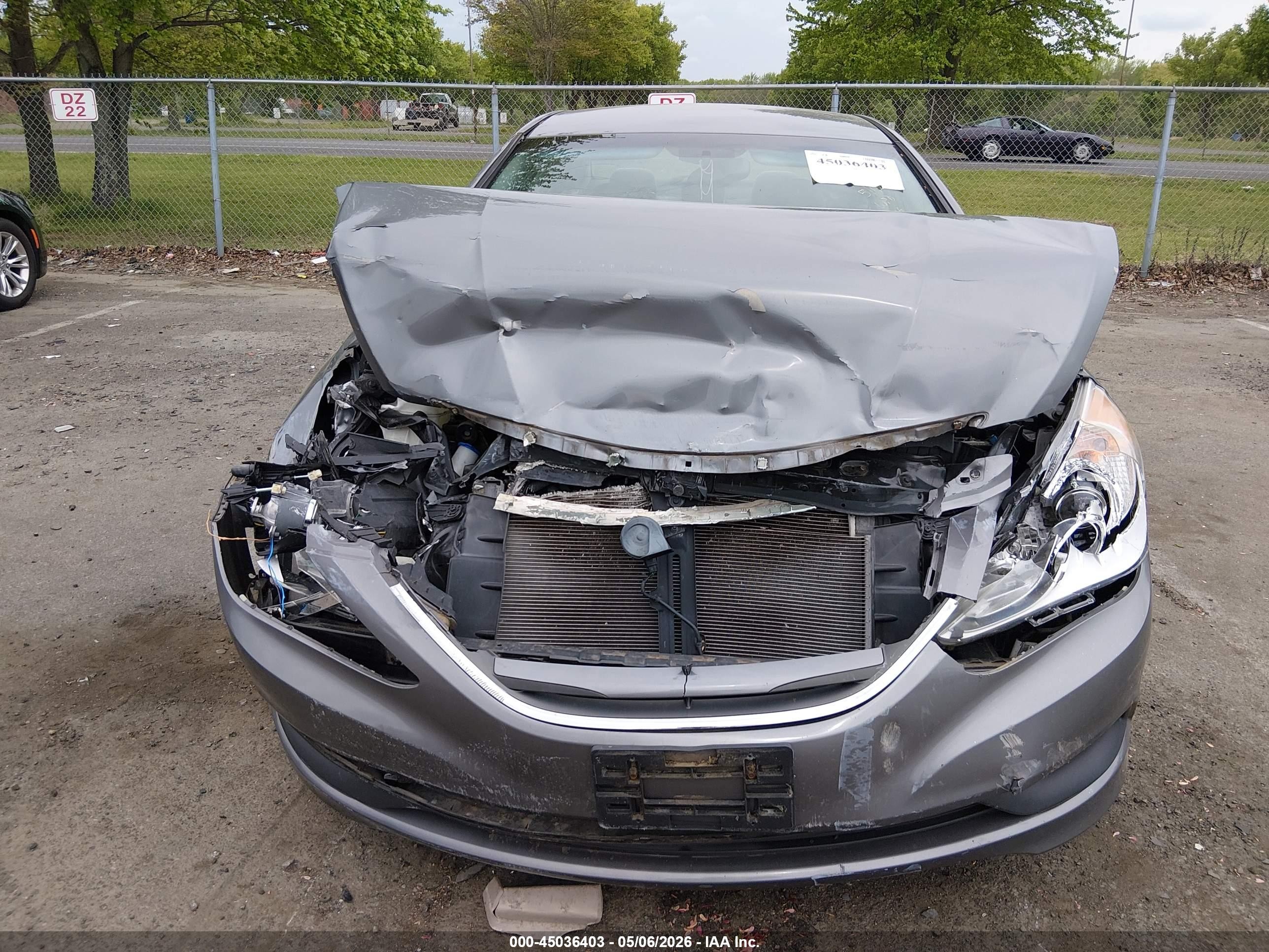 2014 Hyundai Sonata Gls Gray vin: 5NPEB4AC6EH860947