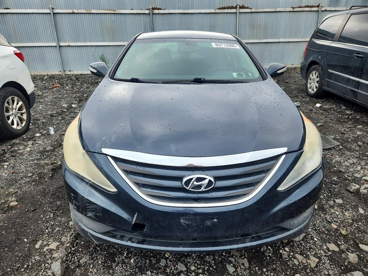 2014 Hyundai Sonata Gls Blue vin: 5NPEB4AC6EH862441
