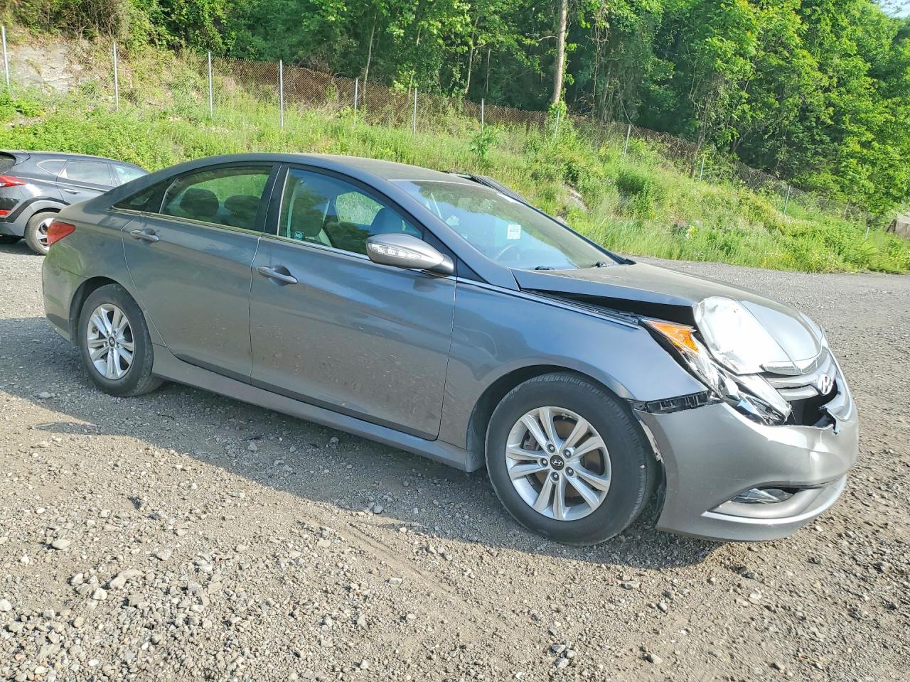 2014 Hyundai Sonata Gls Gray vin: 5NPEB4AC6EH864030