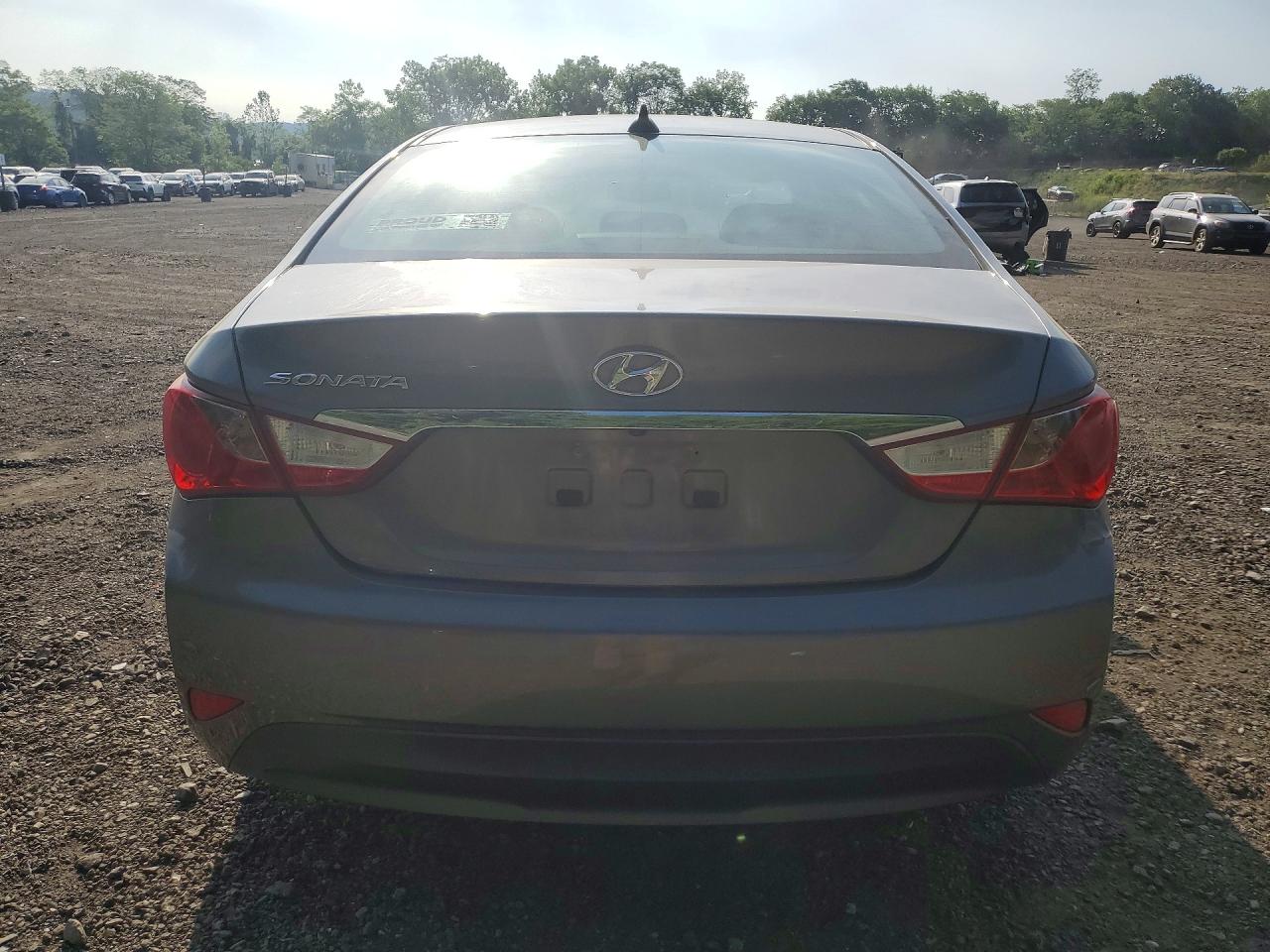 2014 Hyundai Sonata Gls Gray vin: 5NPEB4AC6EH864030