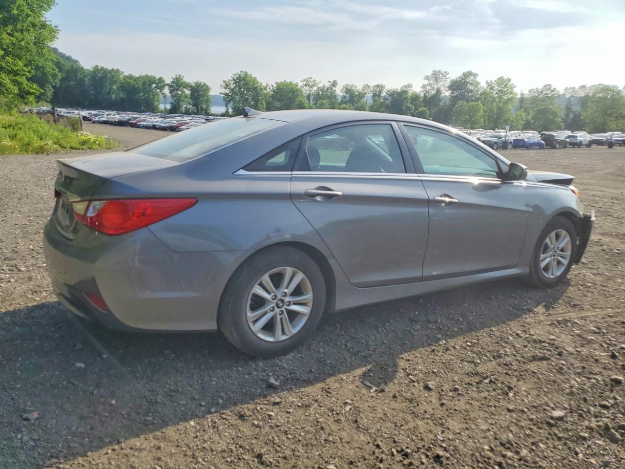 2014 Hyundai Sonata Gls Gray vin: 5NPEB4AC6EH864030