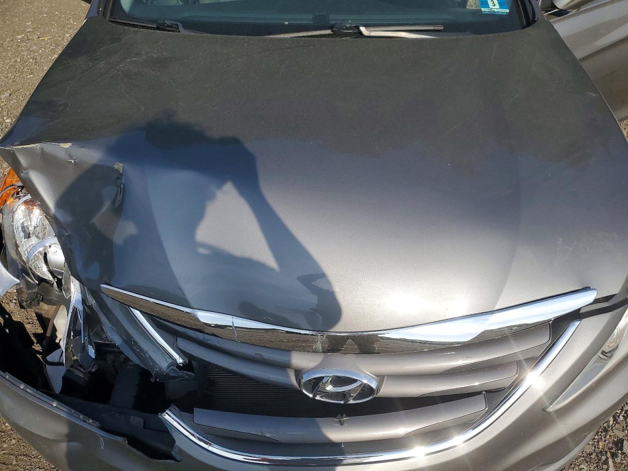 2014 Hyundai Sonata Gls Gray vin: 5NPEB4AC6EH864030