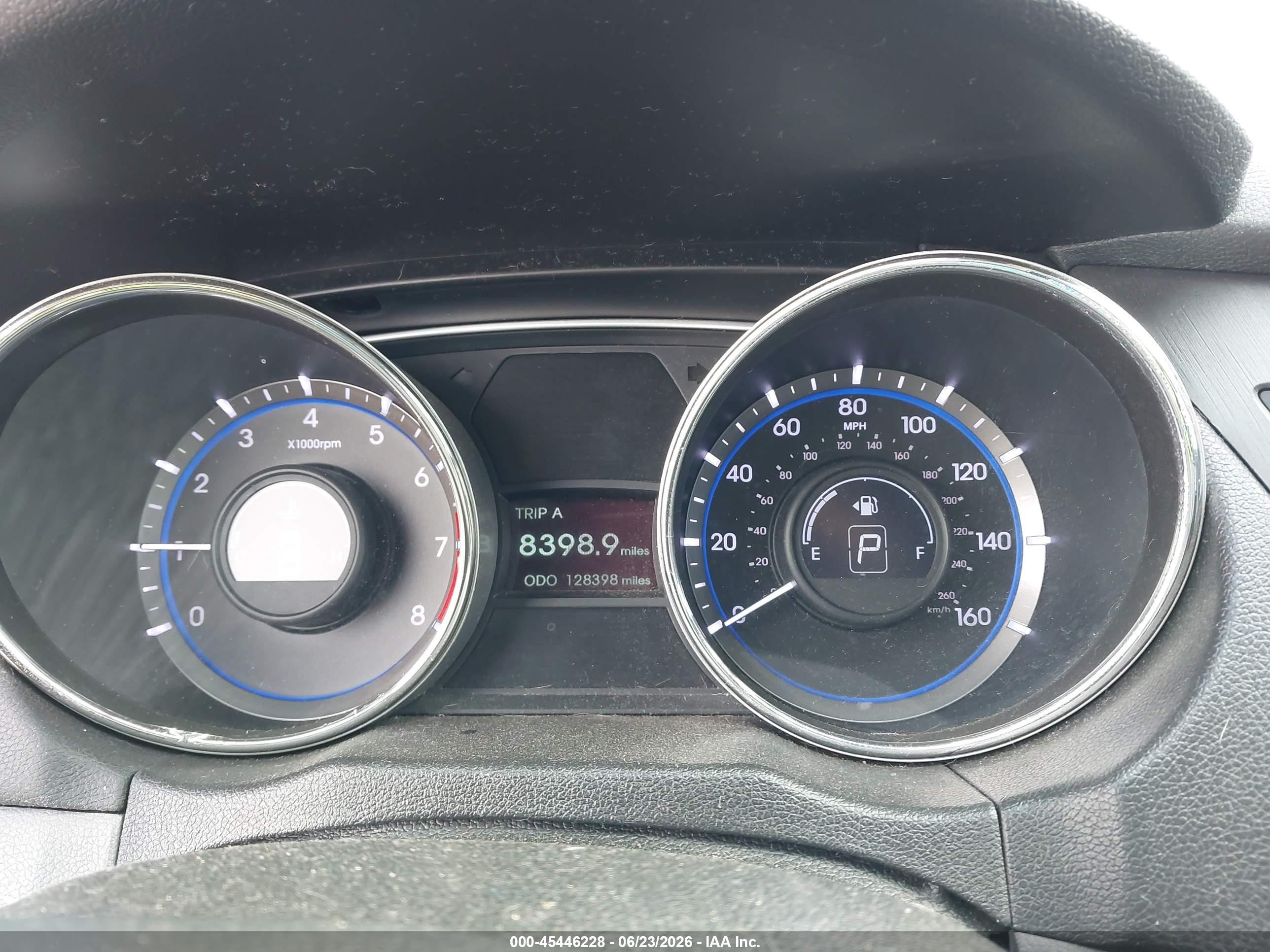 2014 Hyundai Sonata Gls Blue vin: 5NPEB4AC6EH864237