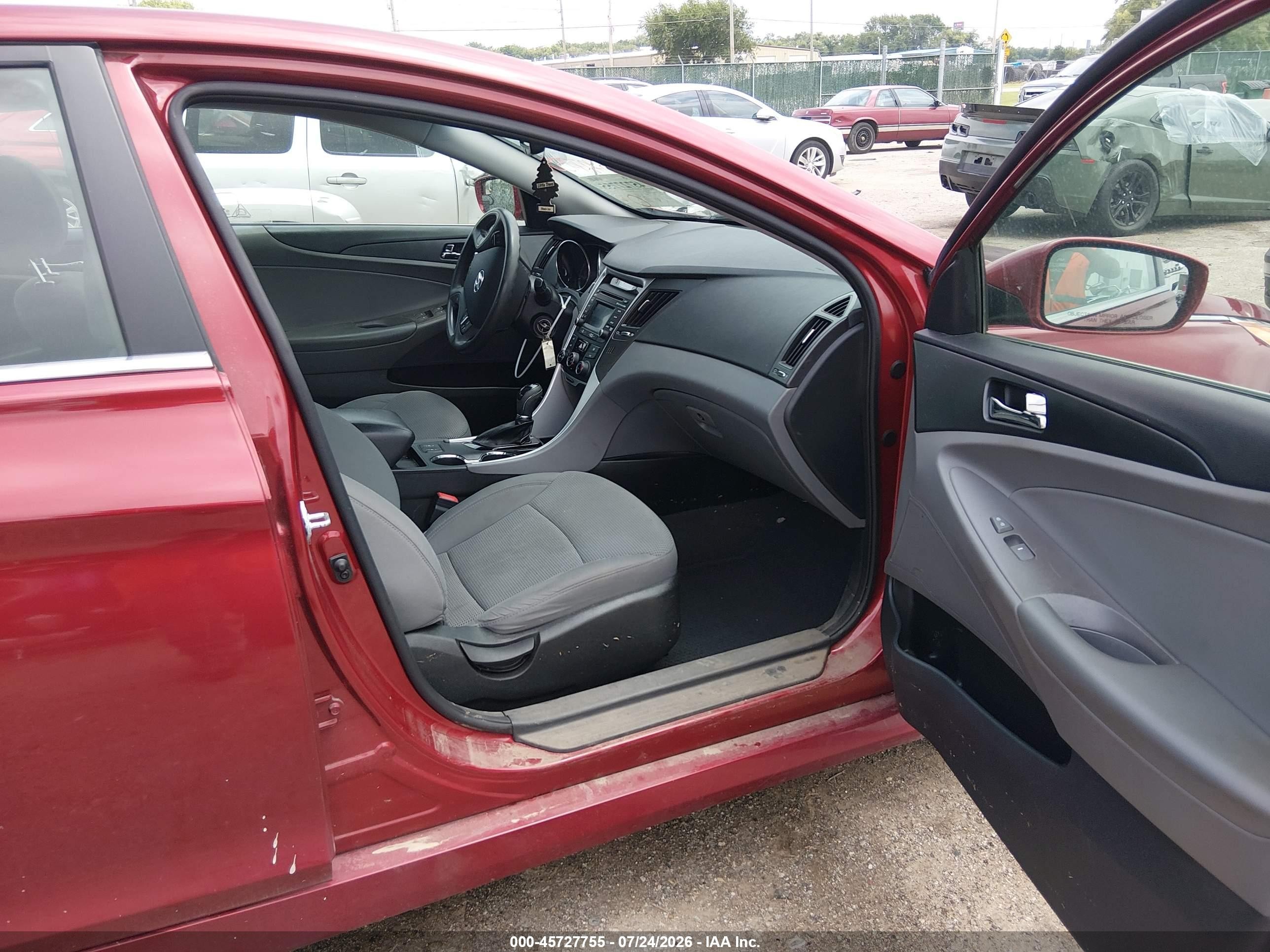 2014 Hyundai Sonata Gls Red vin: 5NPEB4AC6EH881149