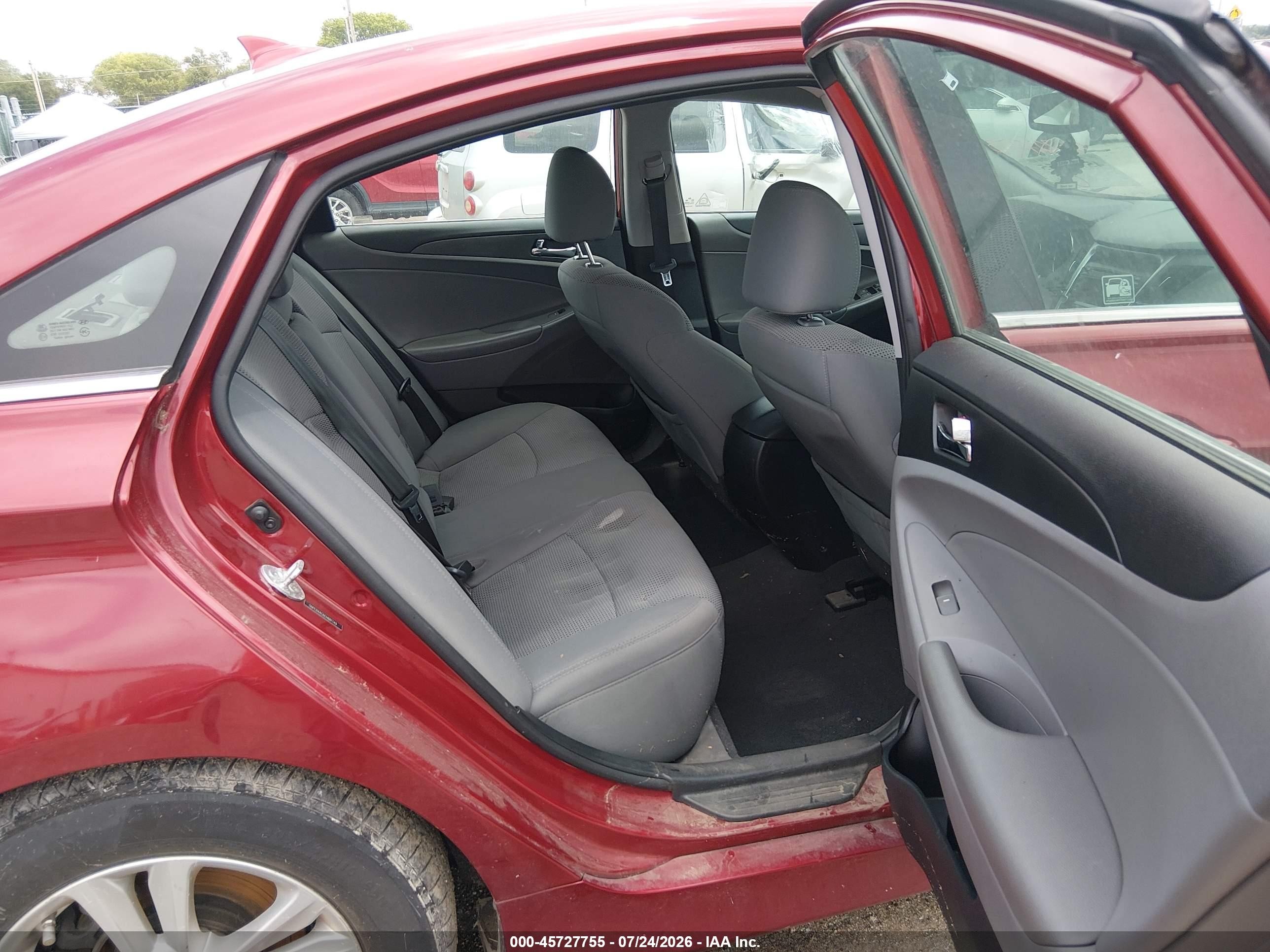 2014 Hyundai Sonata Gls Red vin: 5NPEB4AC6EH881149