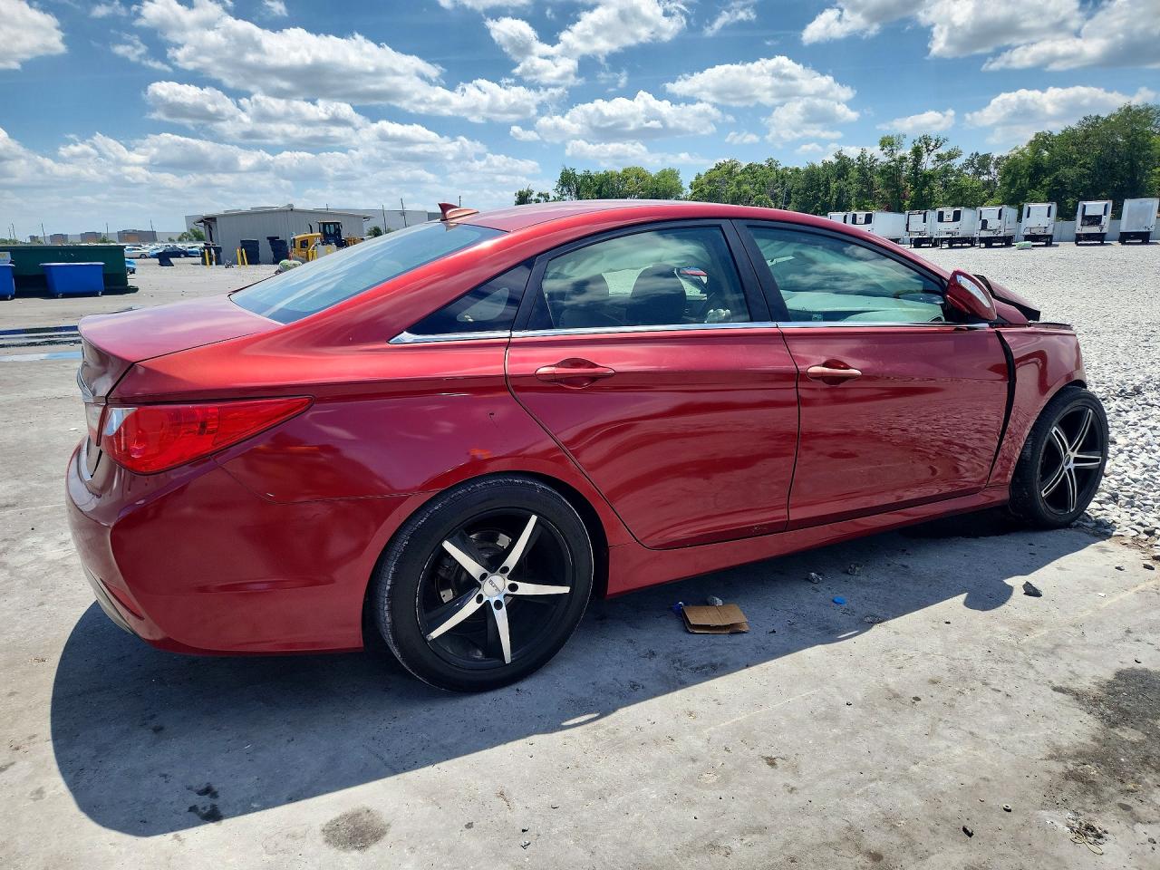 2014 Hyundai Sonata Gls Red vin: 5NPEB4AC6EH889106