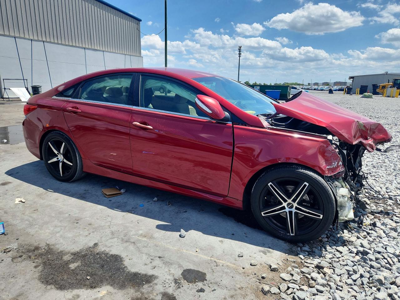2014 Hyundai Sonata Gls Red vin: 5NPEB4AC6EH889106