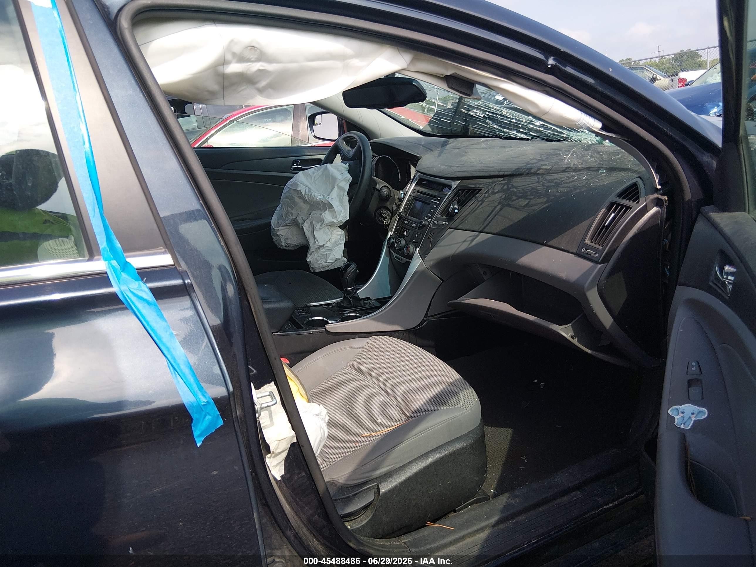 2014 Hyundai Sonata Gls Blue vin: 5NPEB4AC6EH891602