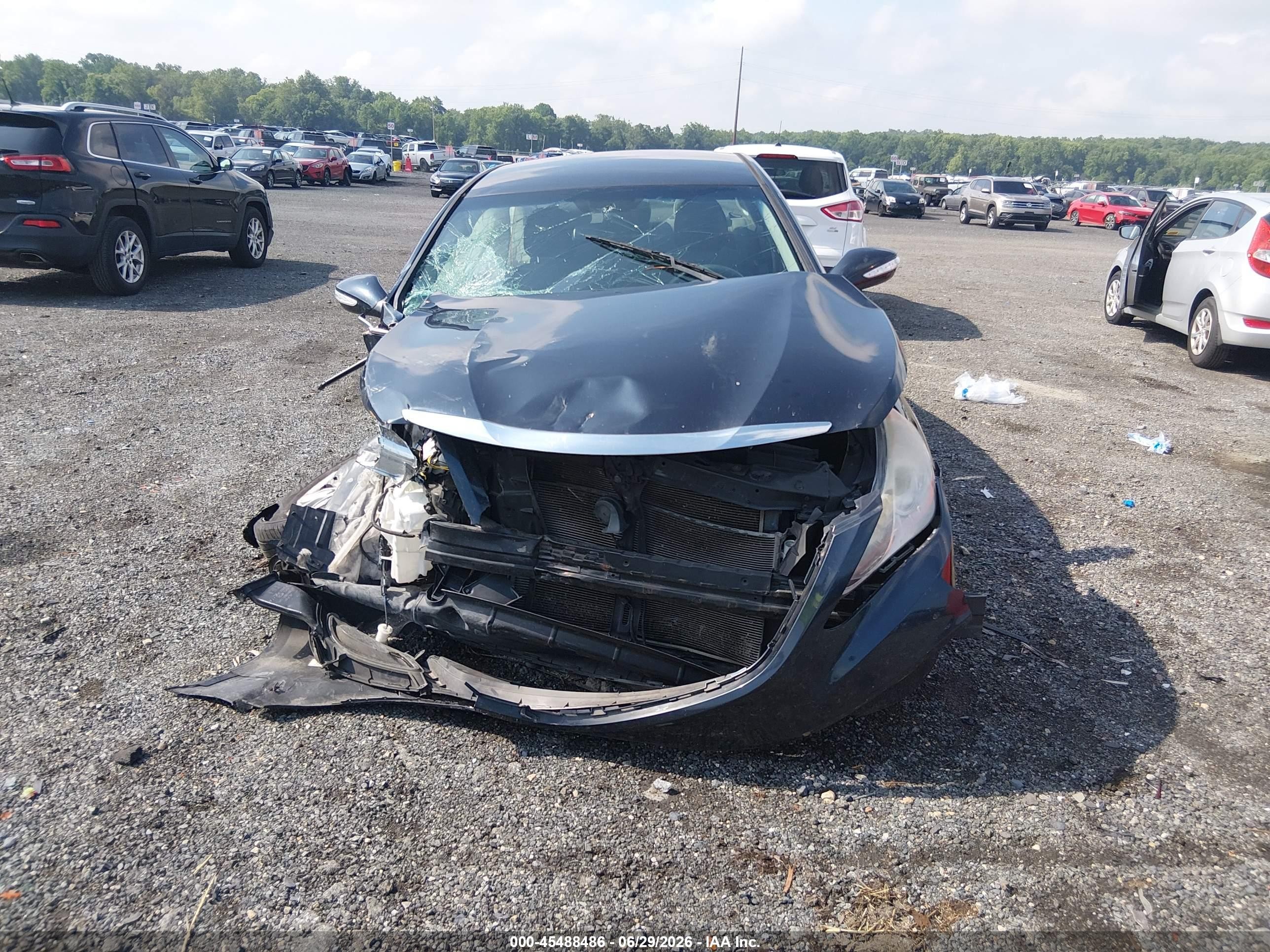 2014 Hyundai Sonata Gls Blue vin: 5NPEB4AC6EH891602