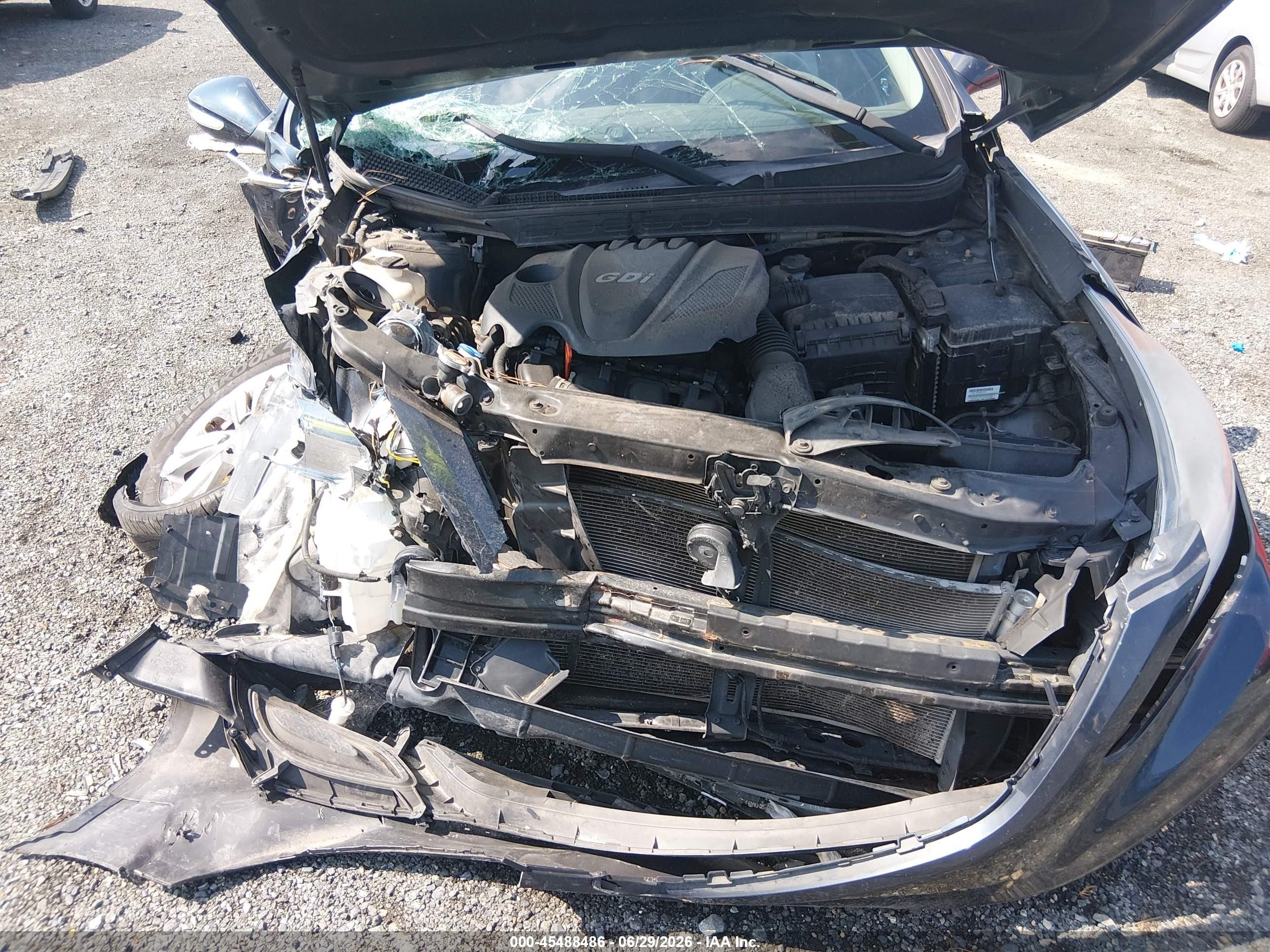 2014 Hyundai Sonata Gls Blue vin: 5NPEB4AC6EH891602