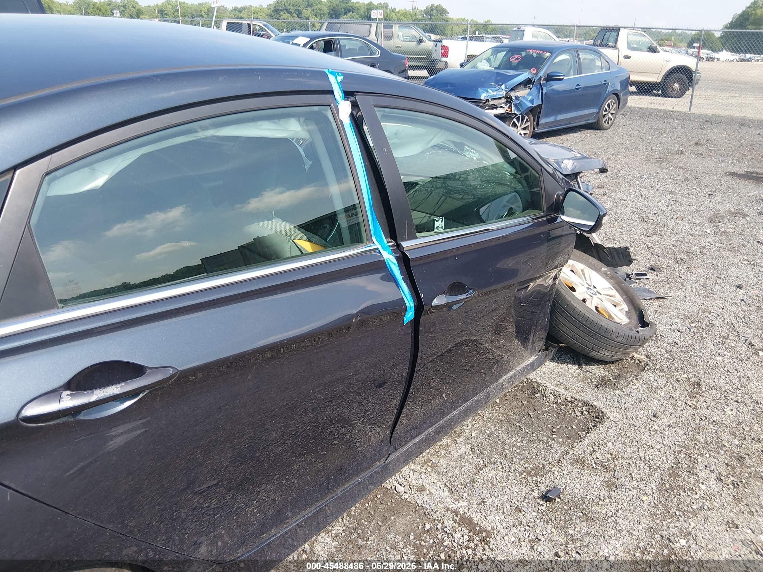 2014 Hyundai Sonata Gls Blue vin: 5NPEB4AC6EH891602