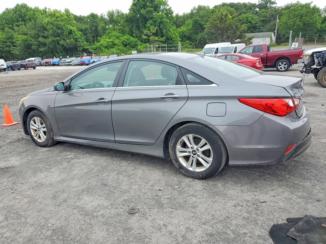 2014 Hyundai Sonata Gls Gray vin: 5NPEB4AC6EH893060