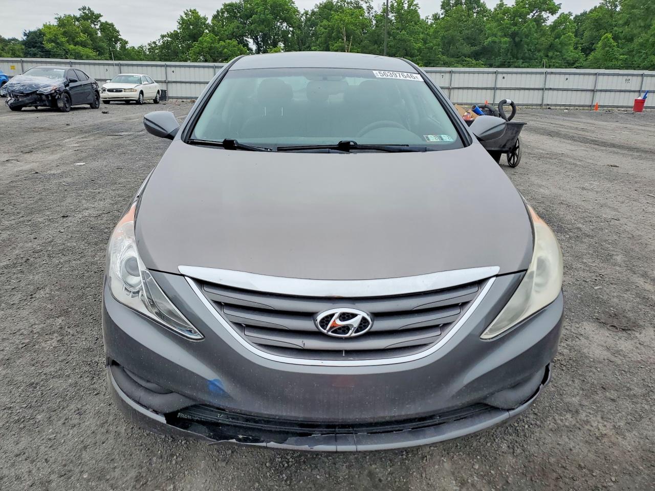 2014 Hyundai Sonata Gls Gray vin: 5NPEB4AC6EH893060