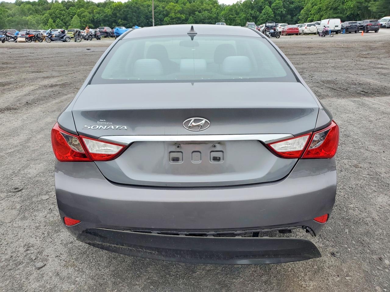 2014 Hyundai Sonata Gls Gray vin: 5NPEB4AC6EH893060