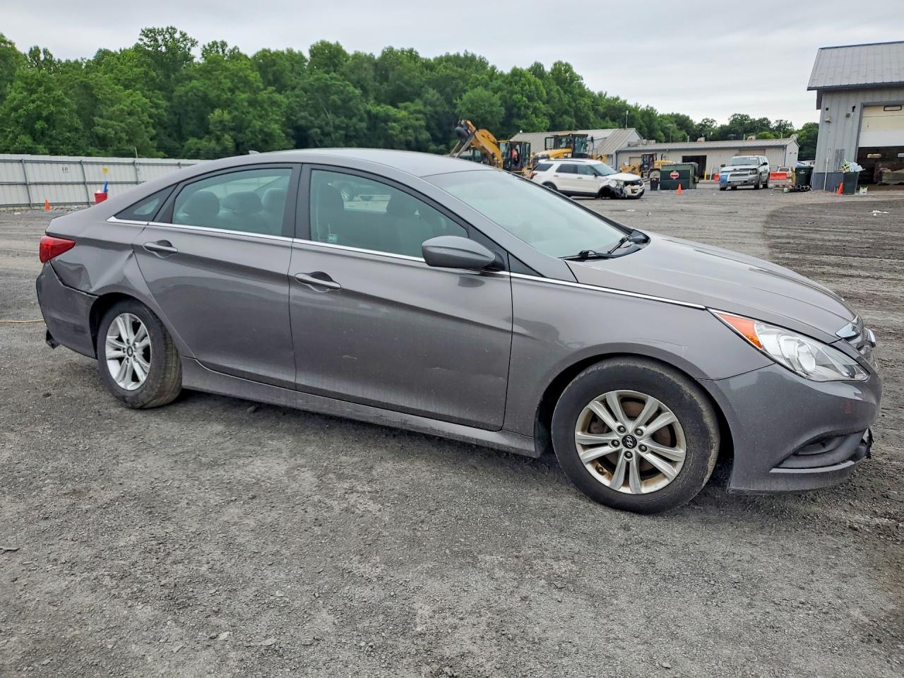2014 Hyundai Sonata Gls Gray vin: 5NPEB4AC6EH893060
