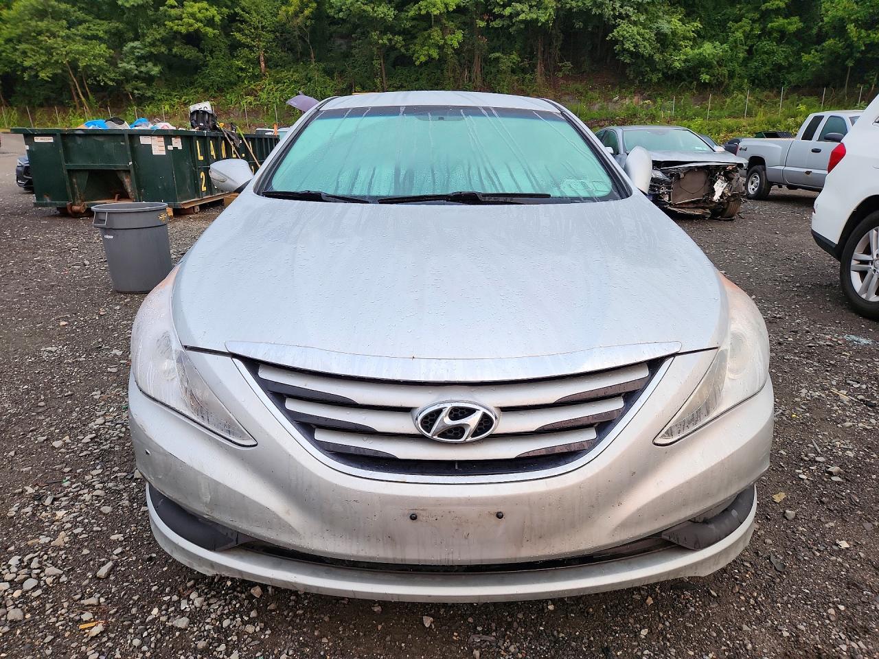 2014 Hyundai Sonata Gls Silver vin: 5NPEB4AC6EH895083